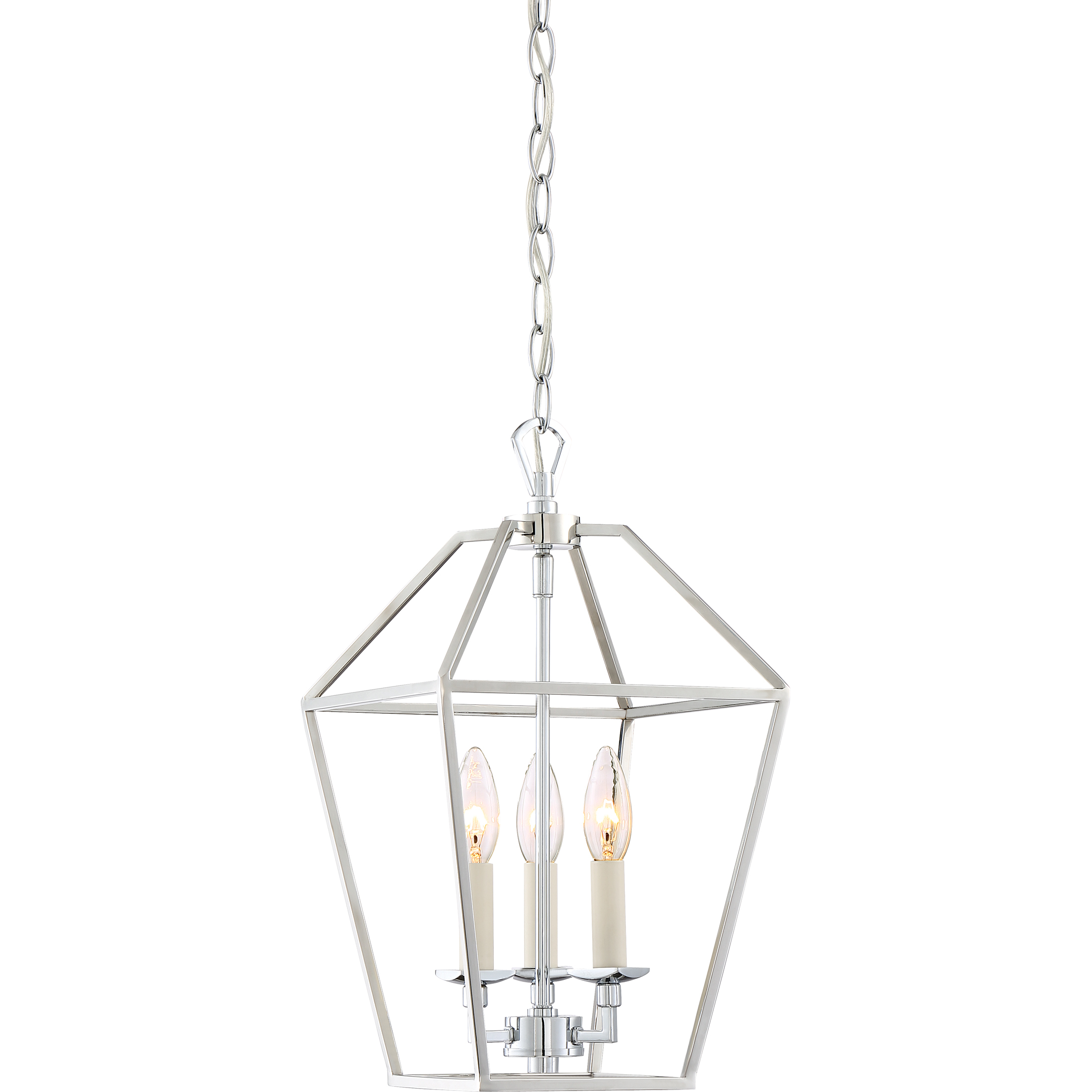 Quoizel AVY5203PK Aviary 3 Light 10 inch Polished Nickel