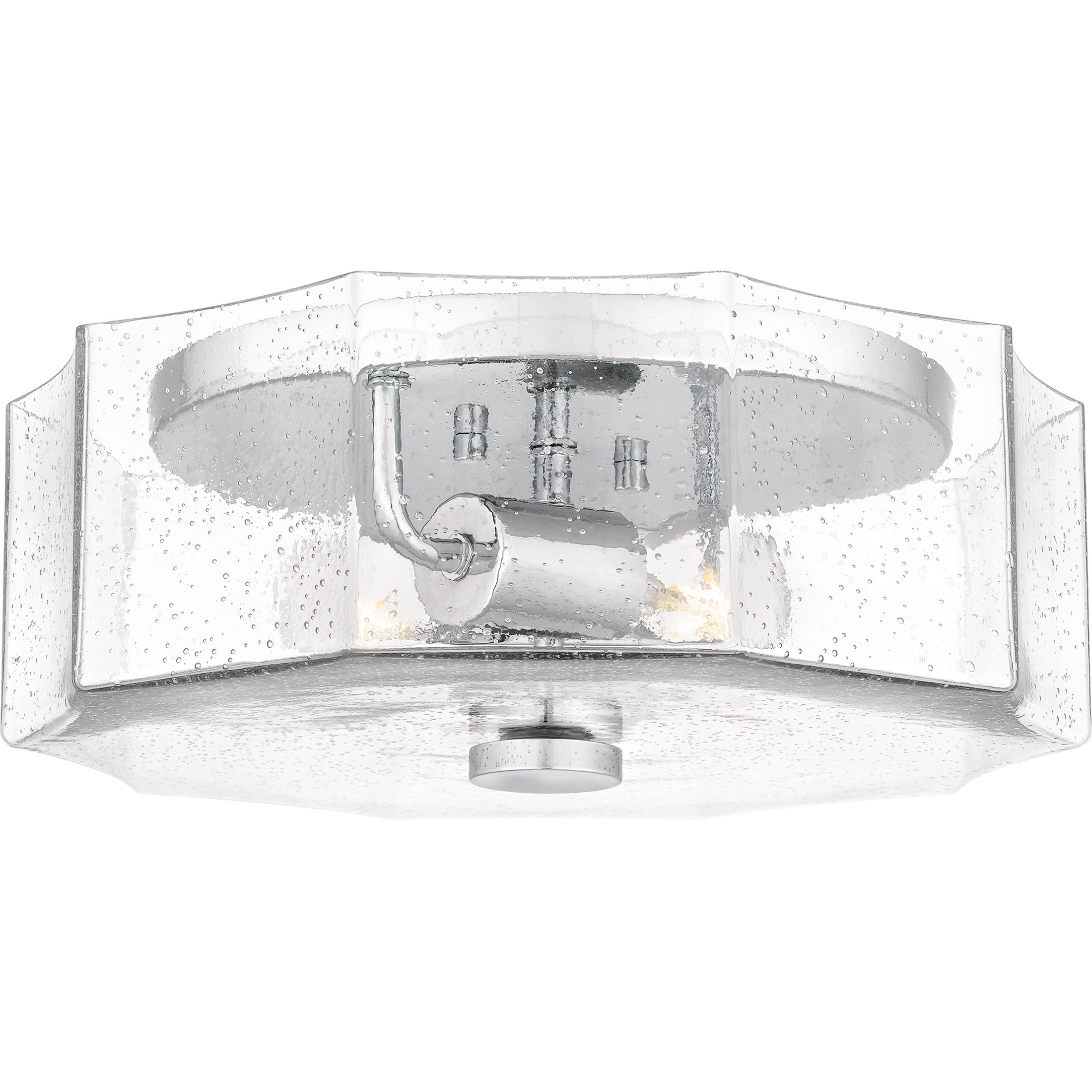 Kaplan 2 Light 14 inch Polished Chrome Flush Mount Ceiling Light, Medium