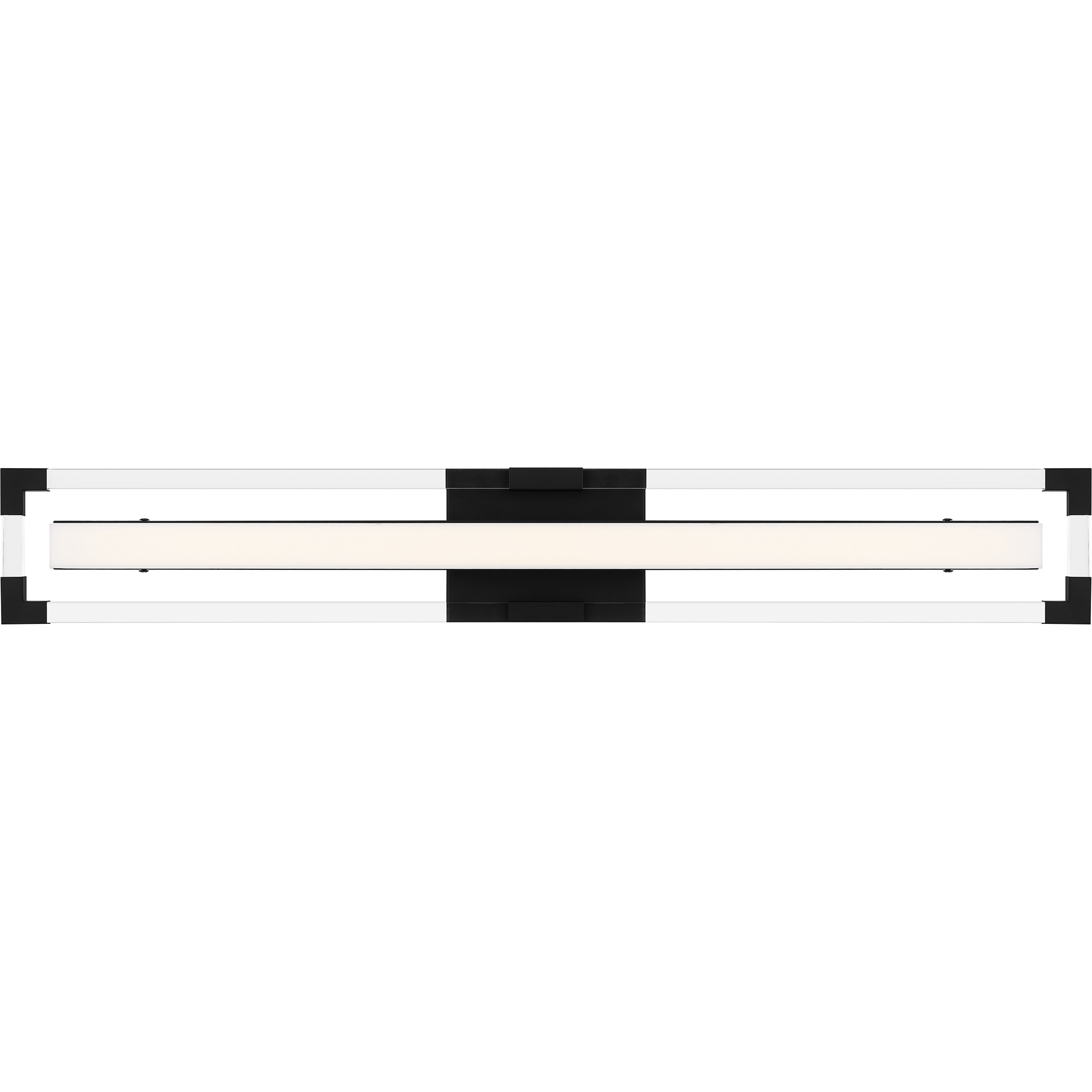 Elias LED 32 inch Matte Black Bath Light Wall Light, Large