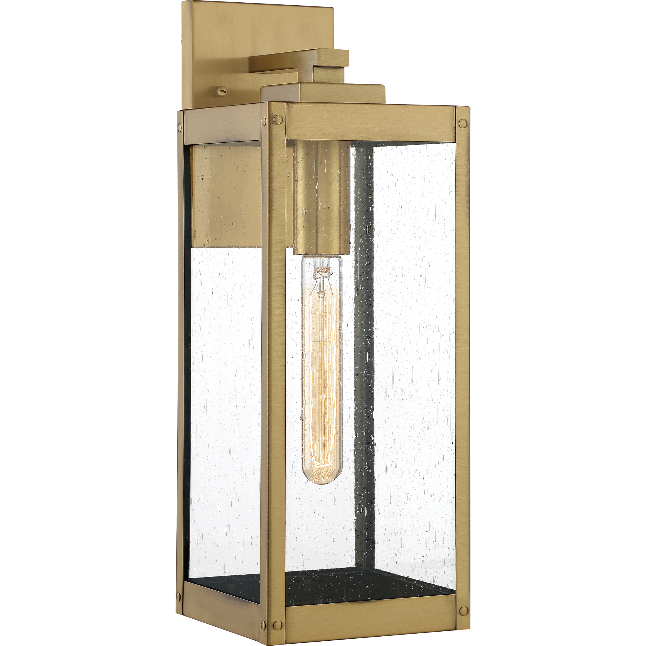 Quoizel Westover 1 Light 17 inch Antique Brass Outdoor Wall Lantern WVR8406A - Open Box
