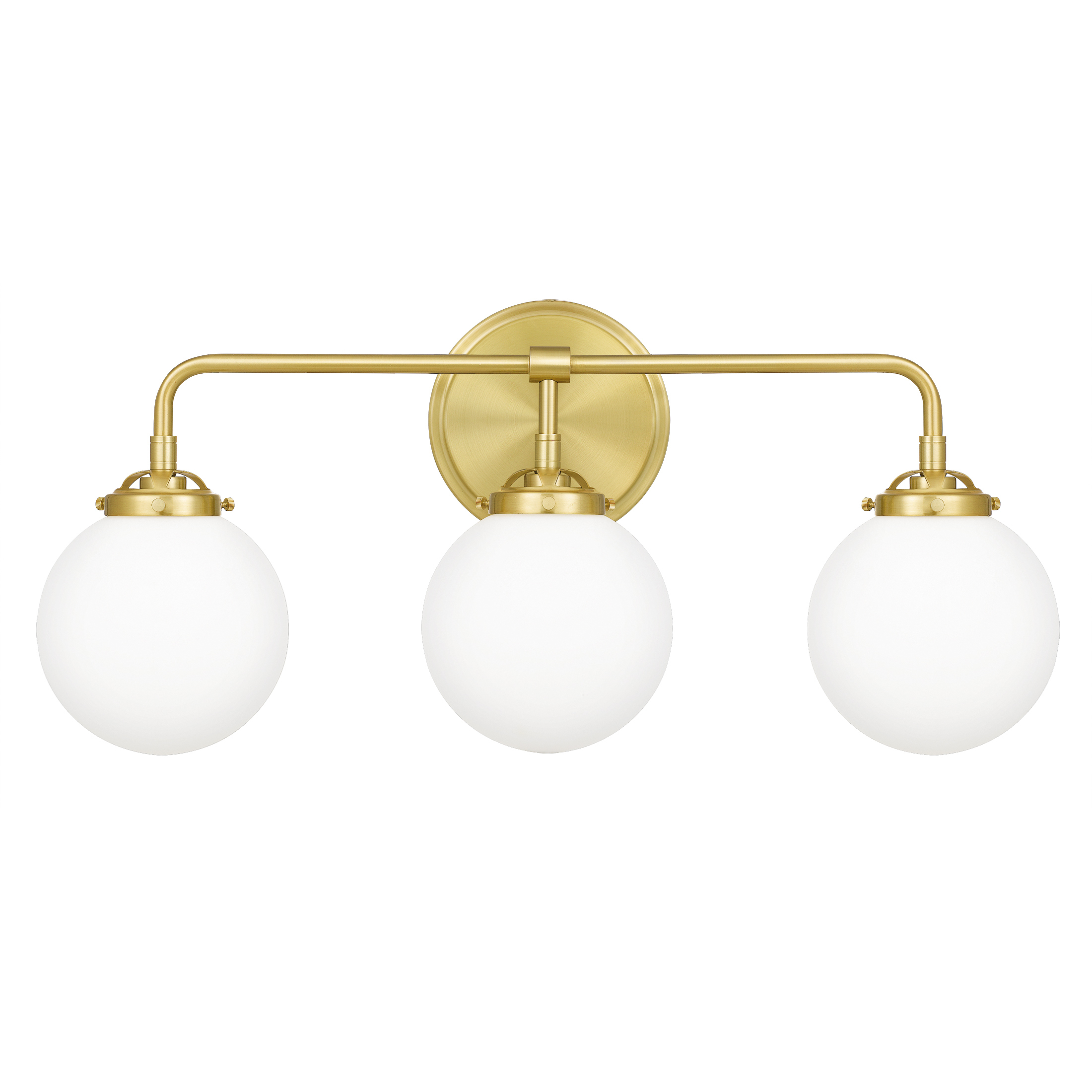 Landry 3 Light 24 inch Satin Brass Bath Light Wall Light 