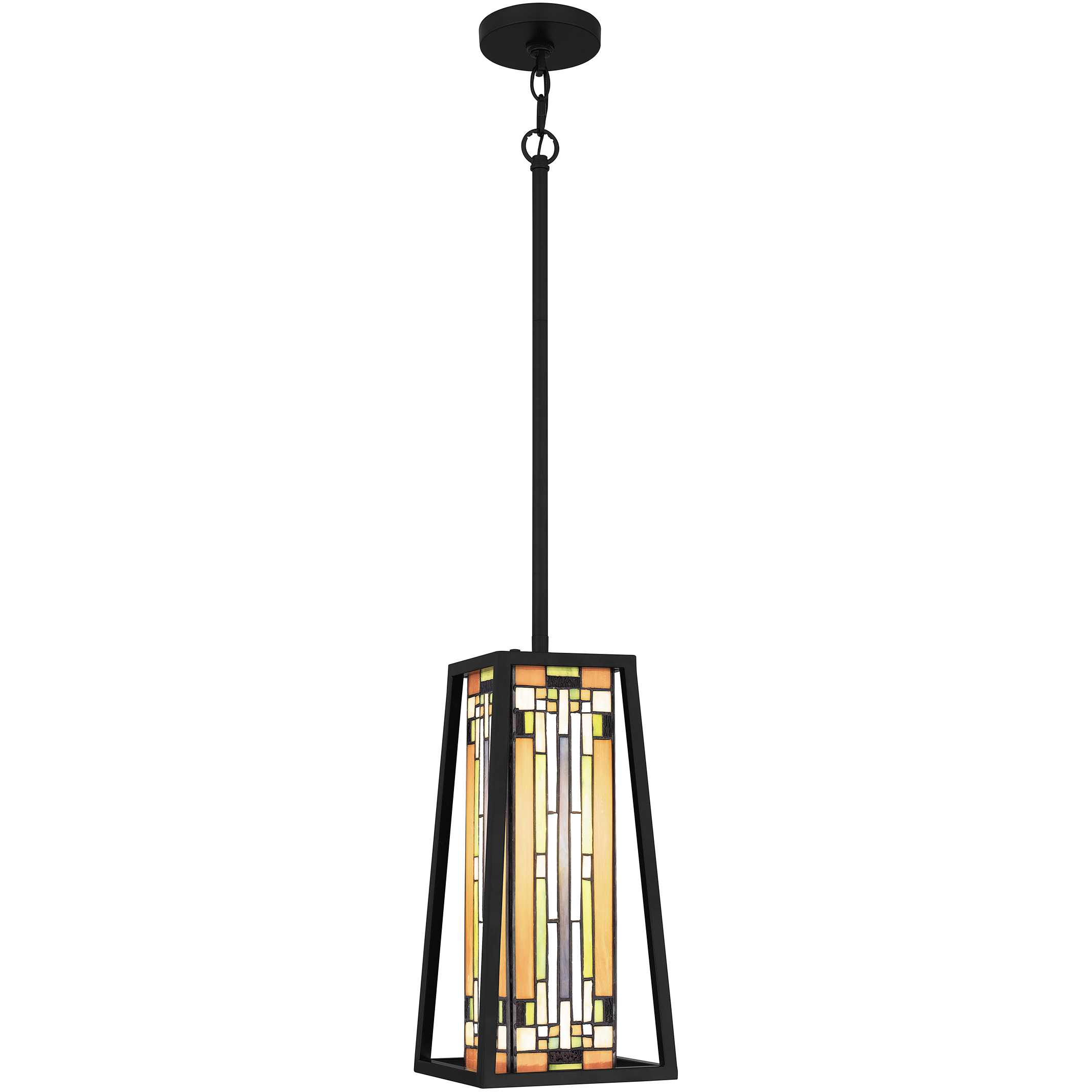 Sierra 1 Light 7.25 inch Matte Black Mini Pendant Ceiling Light, Small