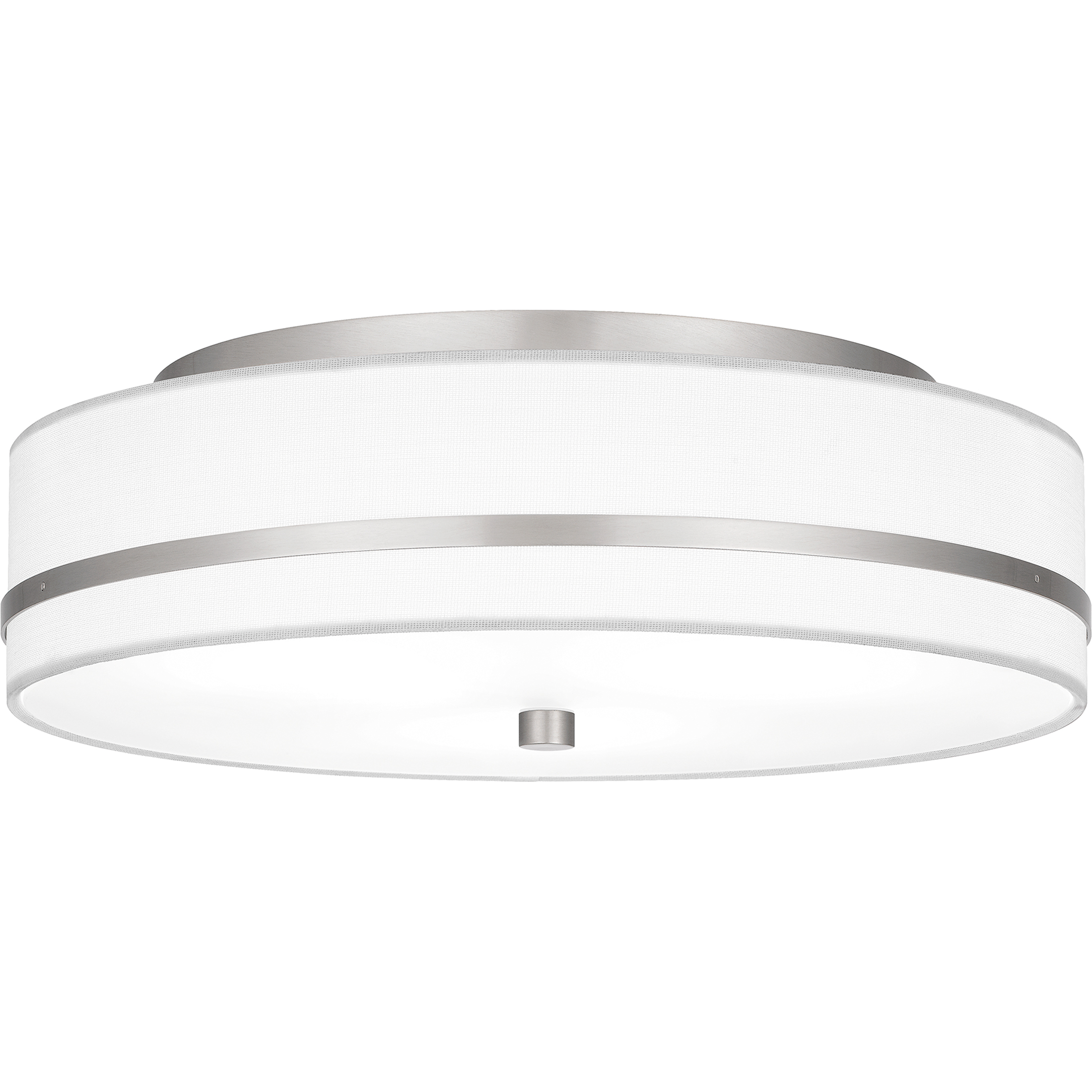 Belotte 3 Light 15 inch Brushed Nickel Flush Mount Ceiling Light, Medium