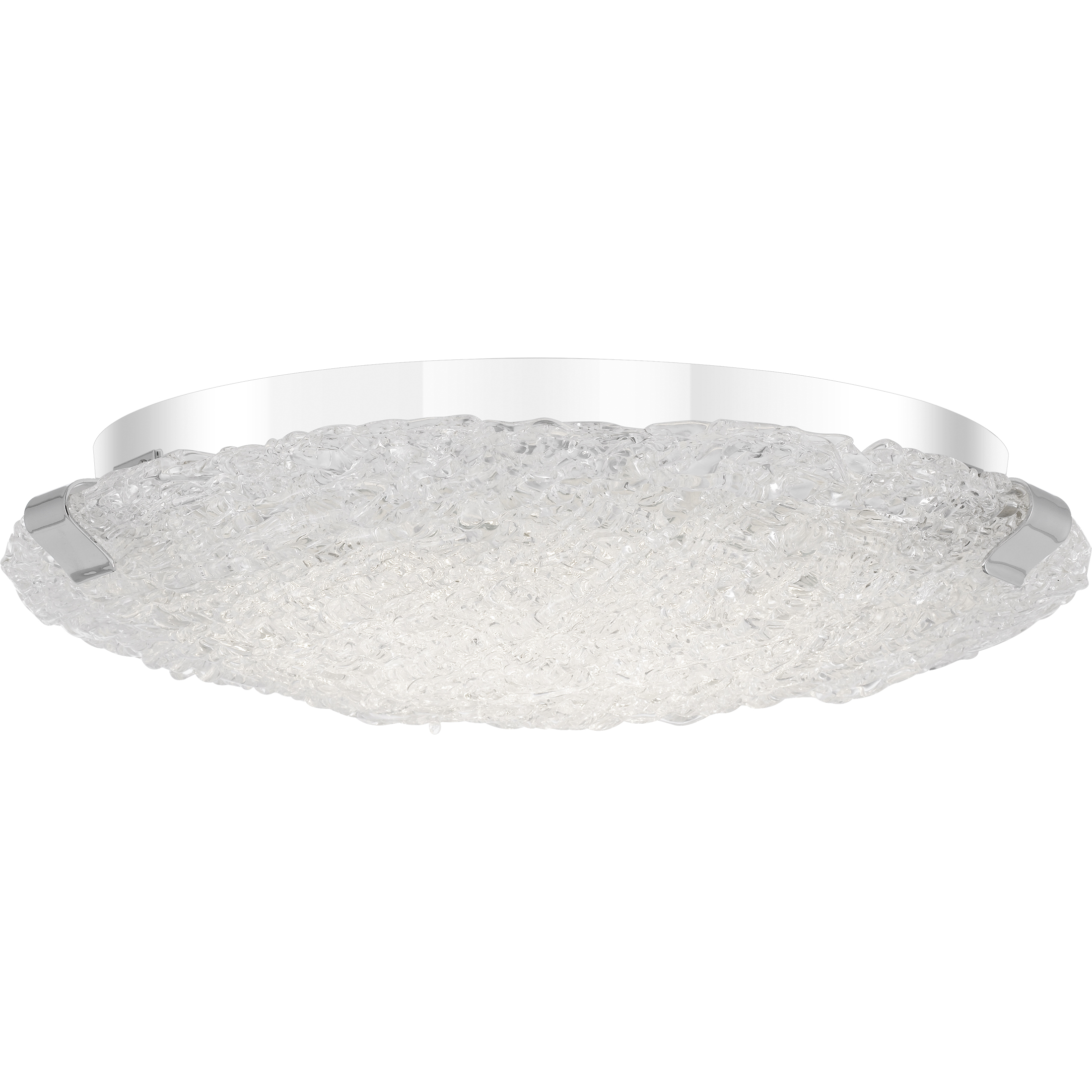 Winter LED 15 inch Polished Chrome Semi-Flush Mount Ceiling Light