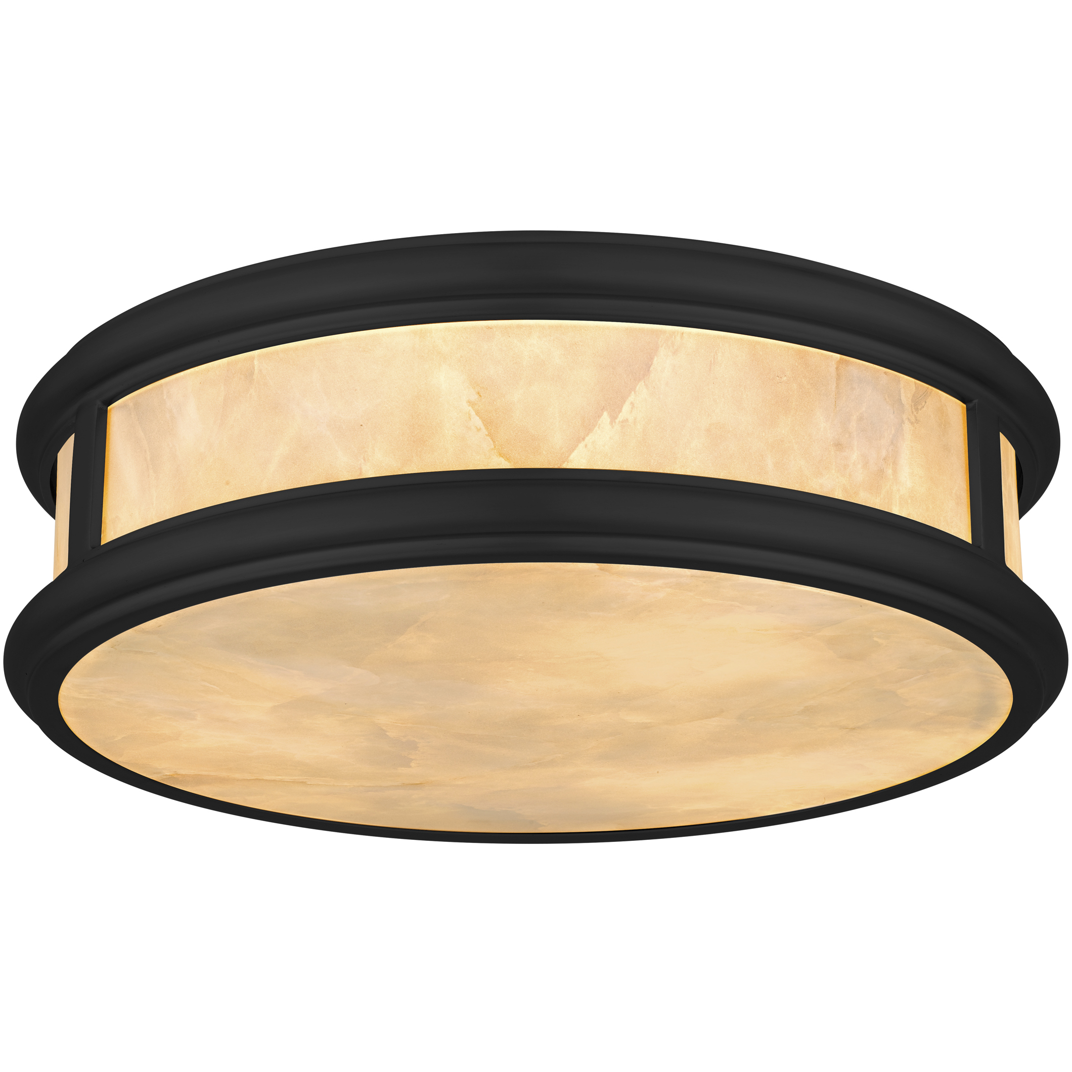 Colette 16.25 inch Matte Black Flush Mount Ceiling Light