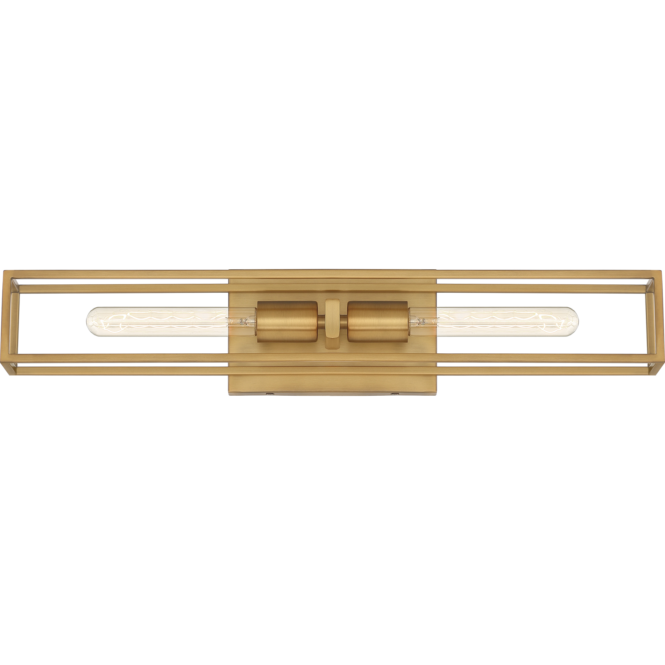 Leighton 2 Light 24 inch Weathered Brass Bath Light Wall Light
