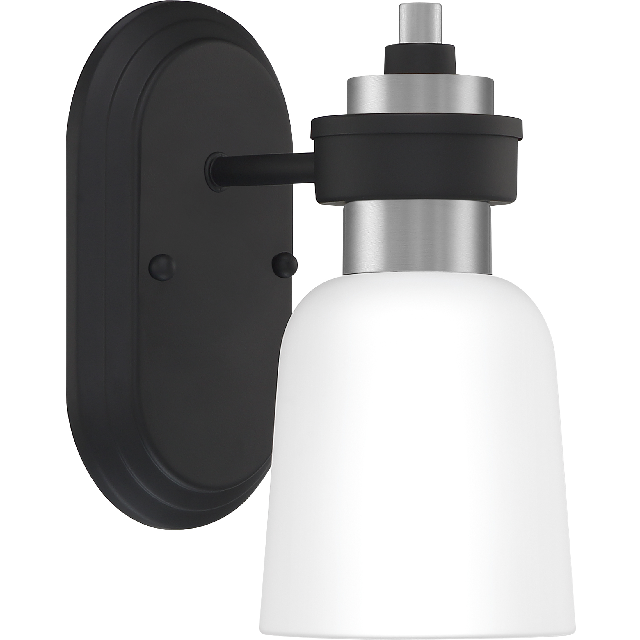 Quoizel Conrad 1 Light 5 inch Brushed Nickel Wall Sconce Wall Light CRD8605BN - Open Box