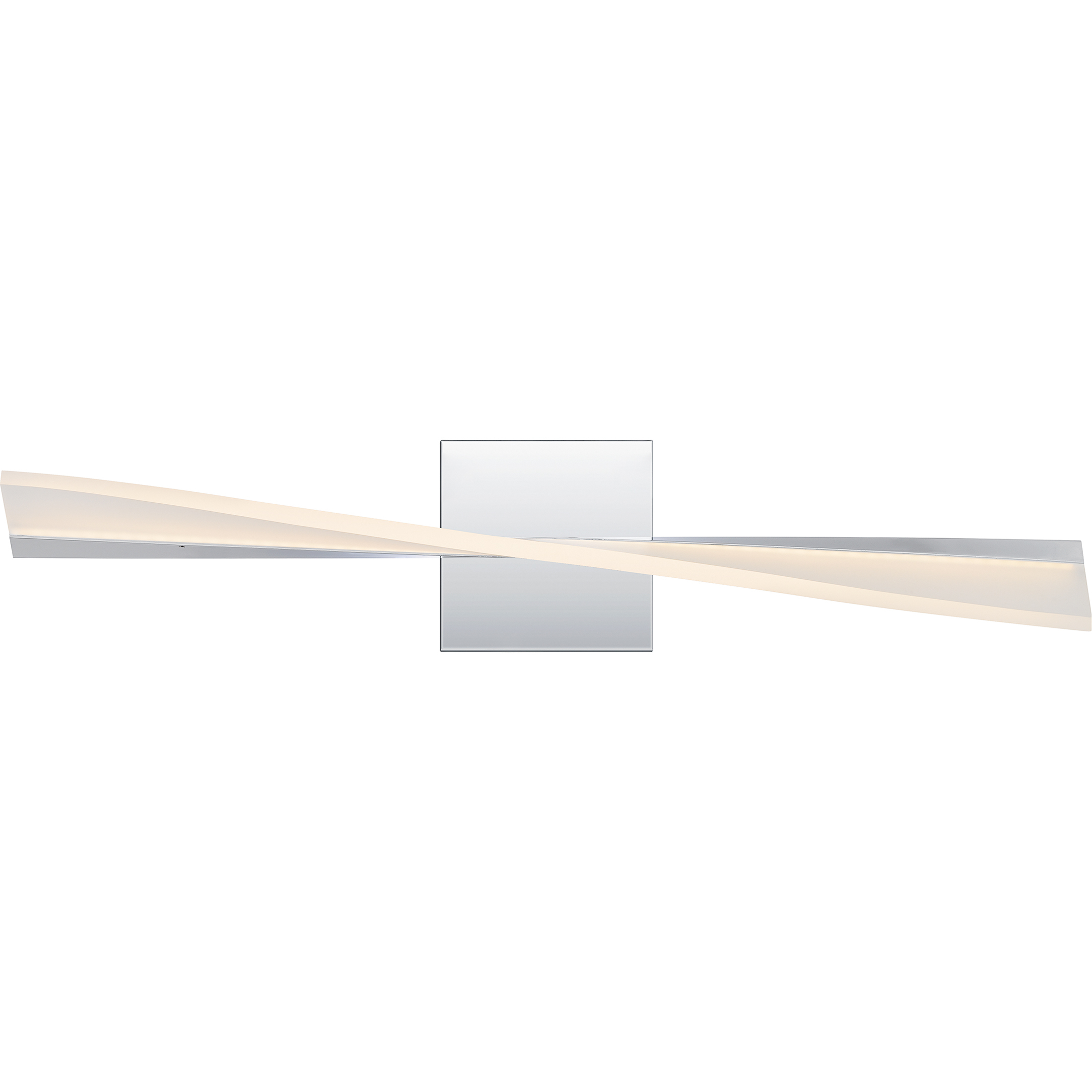 Fox LED 23.5 inch Polished Chrome Bath Light Wall Light, Medium