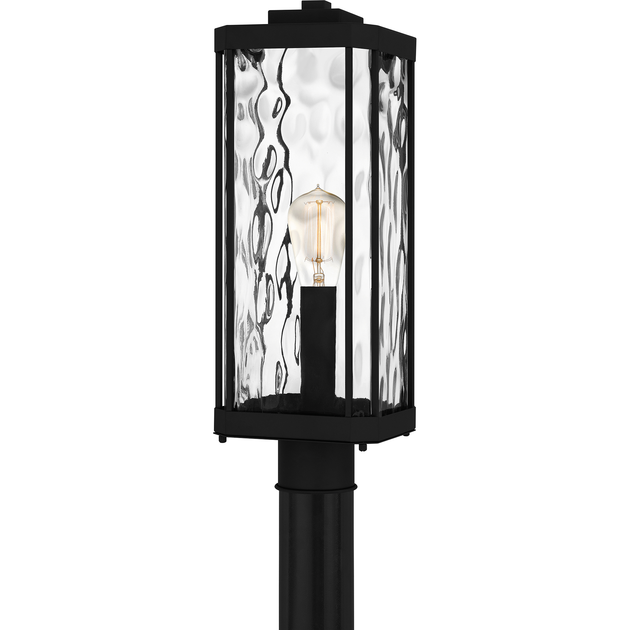 Quoizel BCR9007MBK Balchier 1 Light 20 inch Matte Black Outdoor Post Lantern