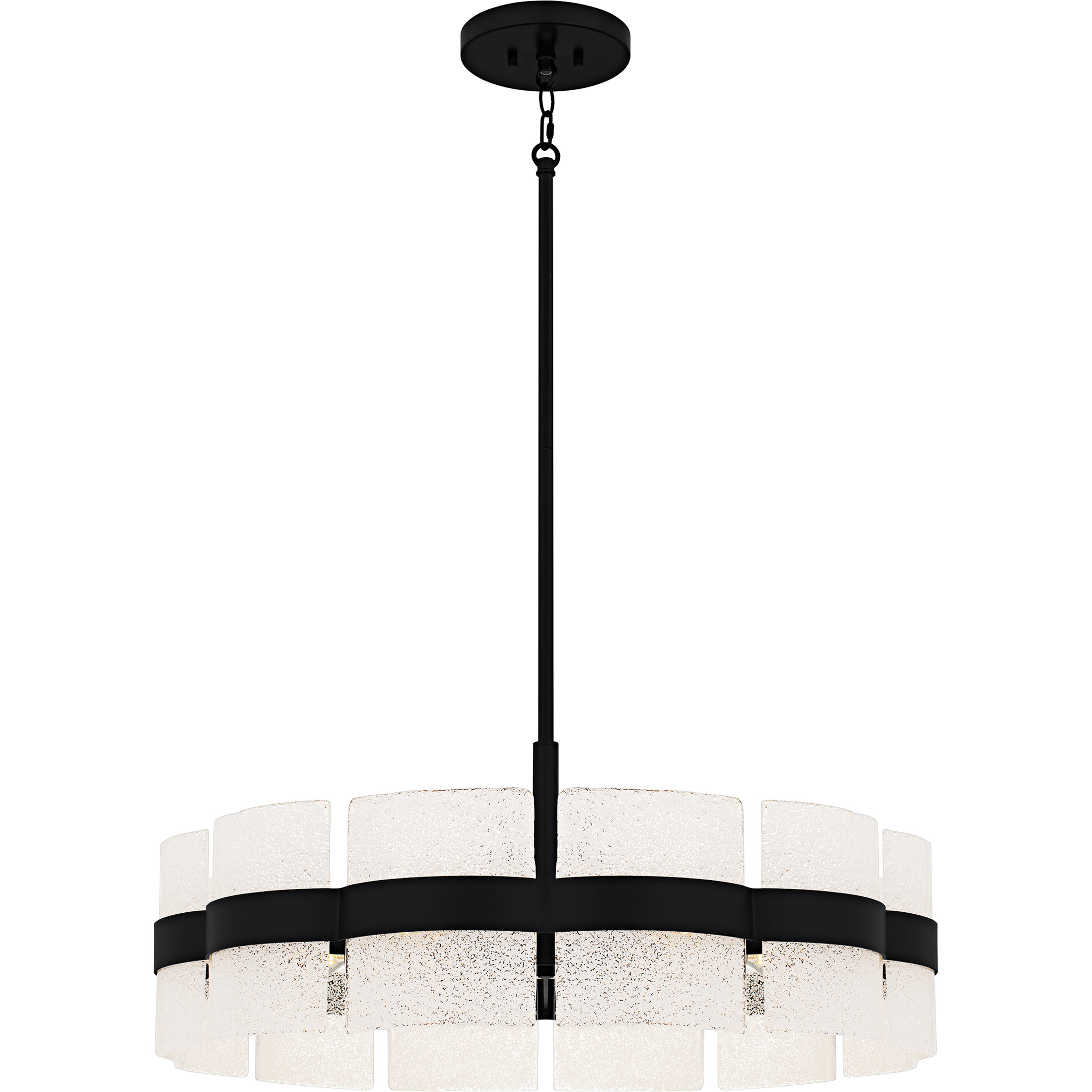 Sweeney 6 Light 30 inch Matte Black Pendant Ceiling Light