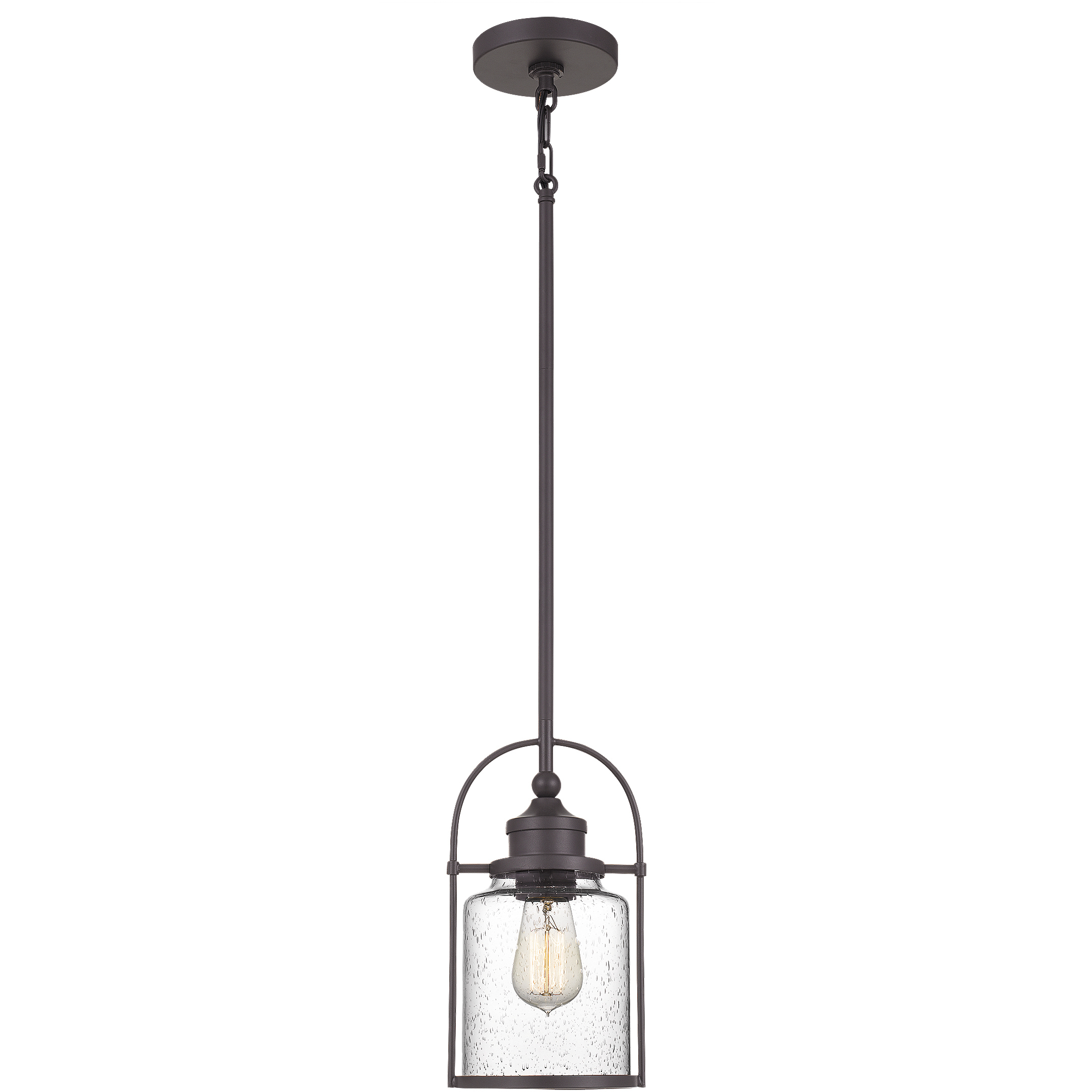 Payson 1 Light 7 inch Western Bronze Mini Pendant Ceiling Light