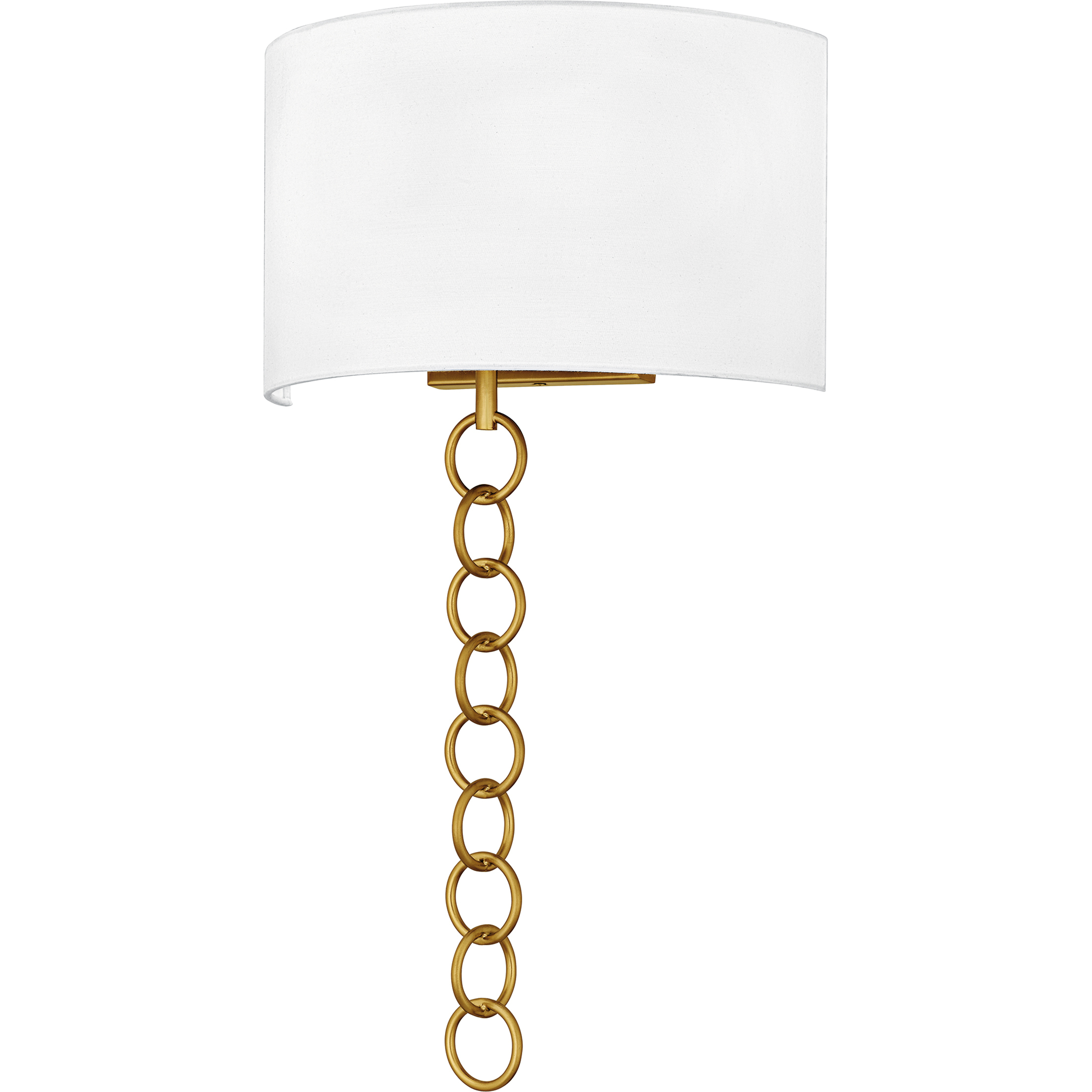 Baynes Wall Sconce Wall Light in Brushed Gold, Small