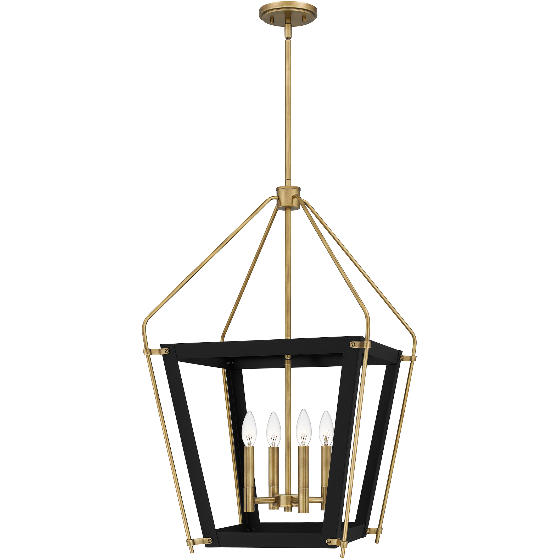 Abbeville 4 Light 18.25 inch Earth Black Pendant Ceiling Light