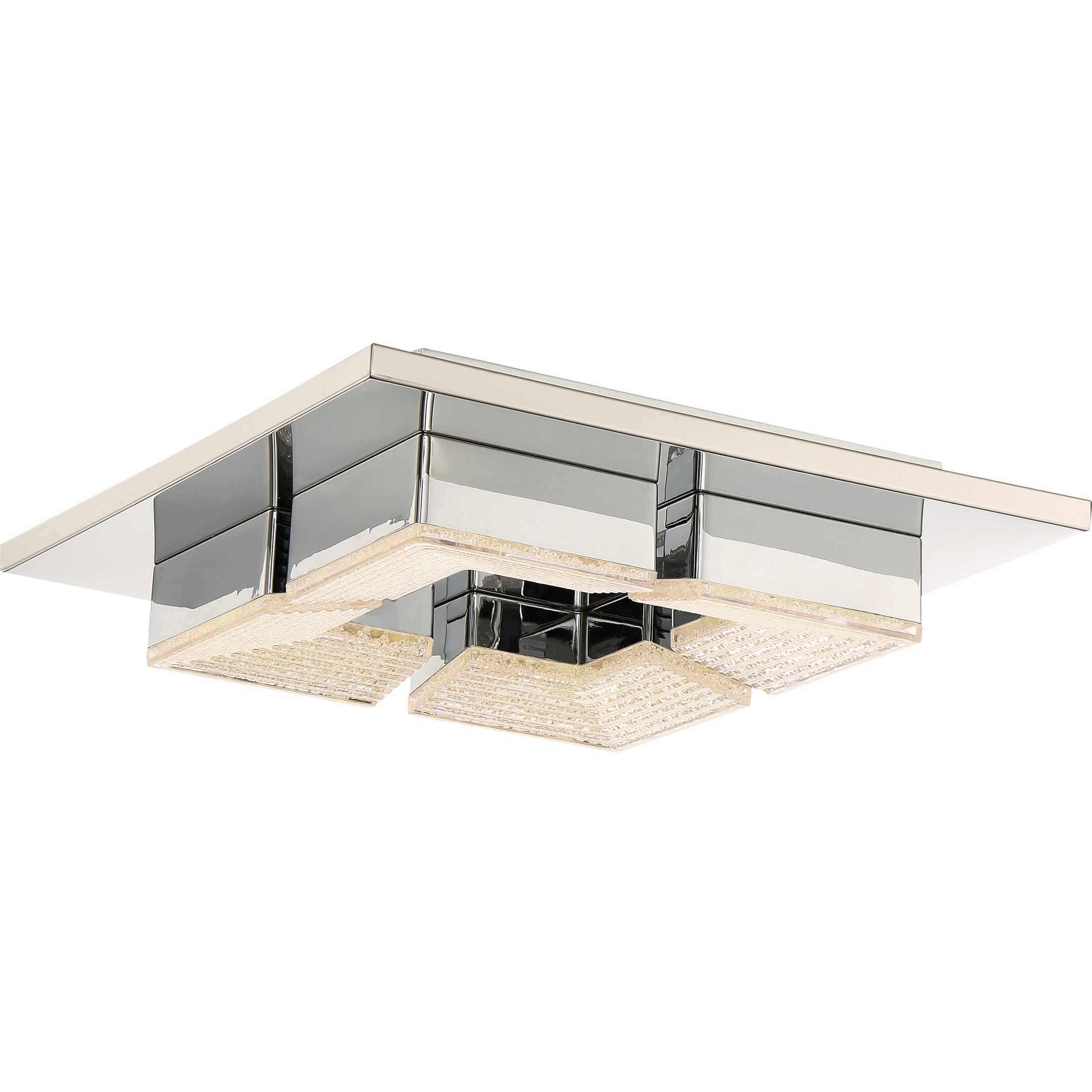 Lunette LED 10.5 inch Polished Chrome Flush Mount Ceiling Light