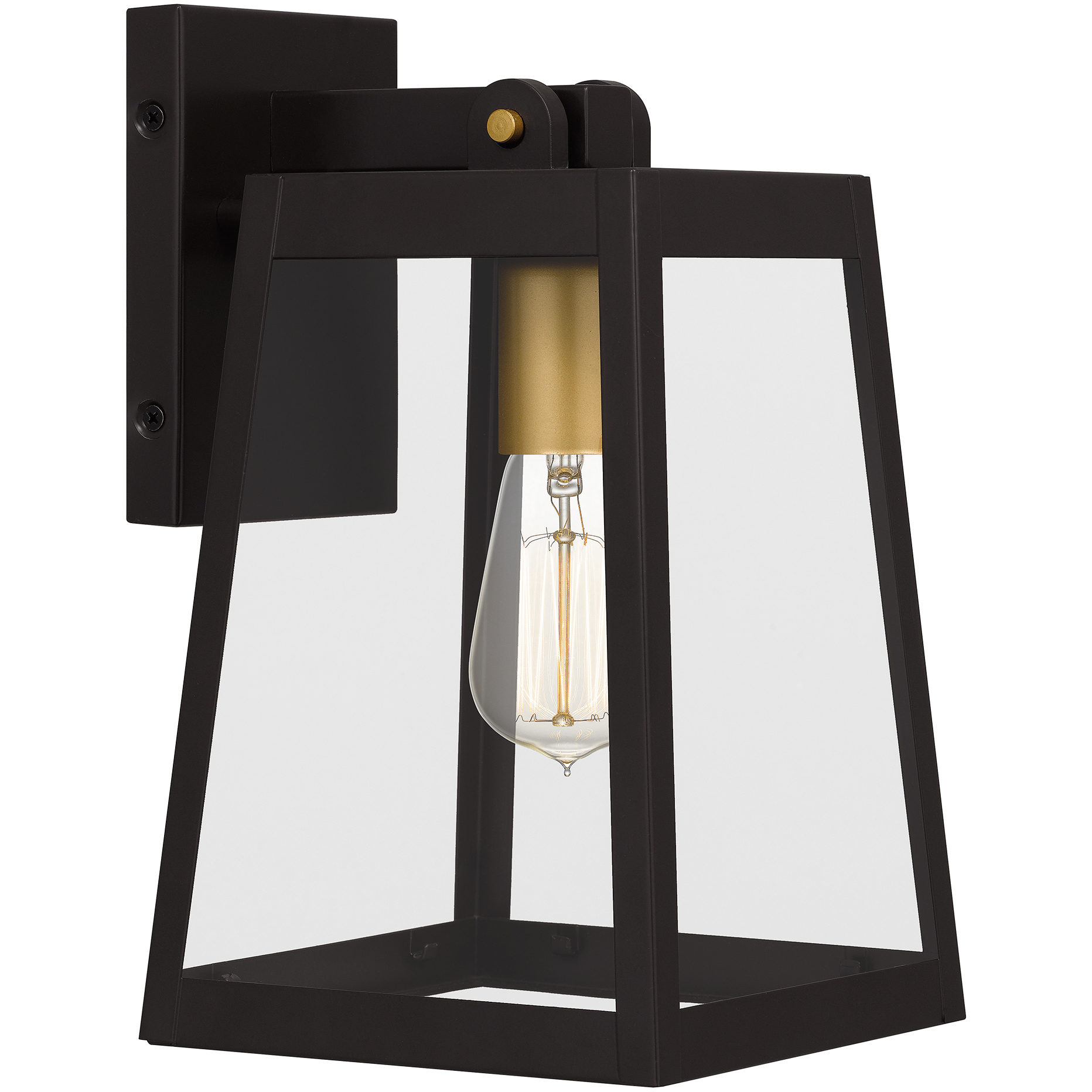 Amberly Grove 1 Light 12 inch Western Bronze Outdoor Wall Lantern
