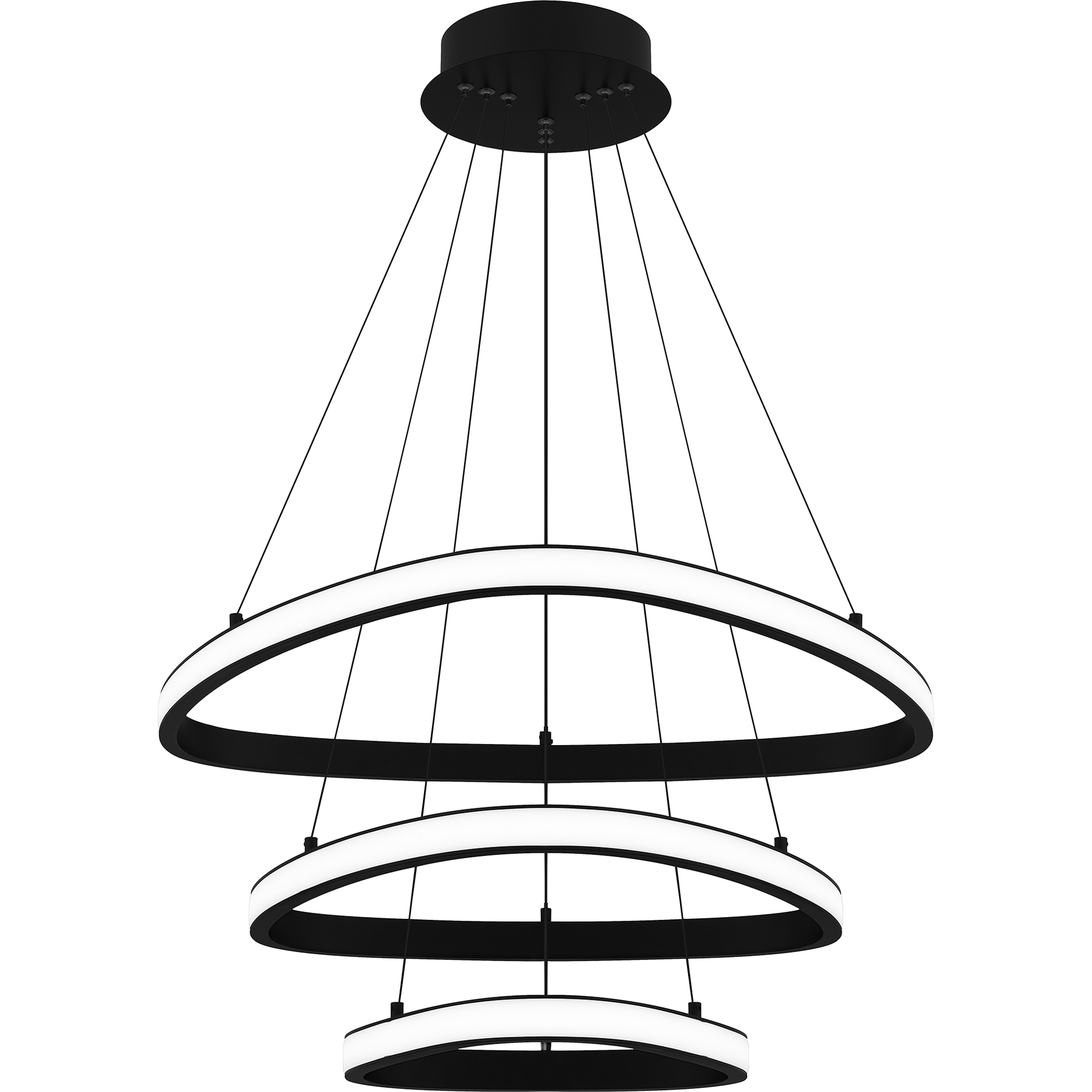 Bardot LED 27.5 inch Matte Black Pendant Ceiling Light