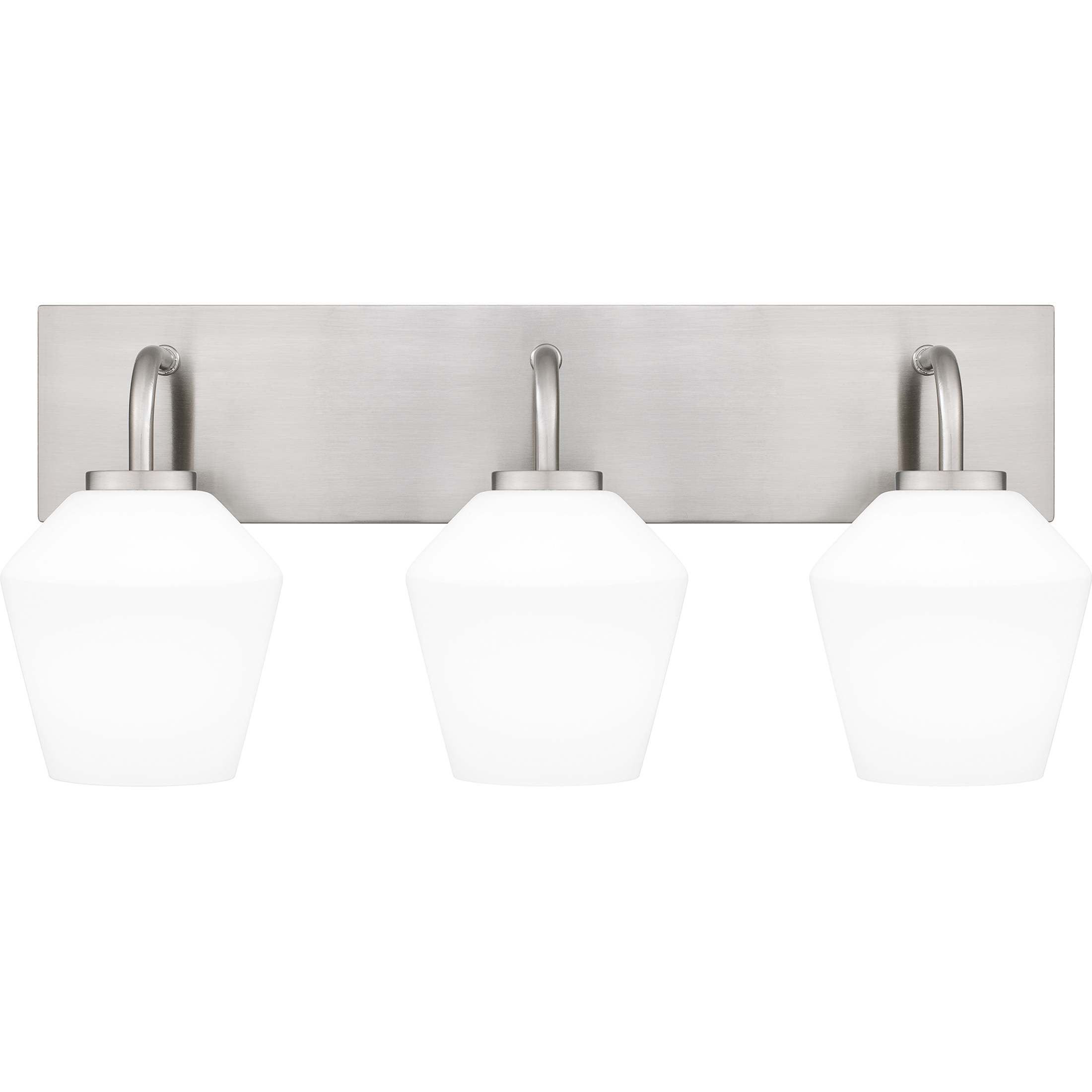 Nielson 3 Light 21.25 inch Brushed Nickel Bath Light Wall Light, Large