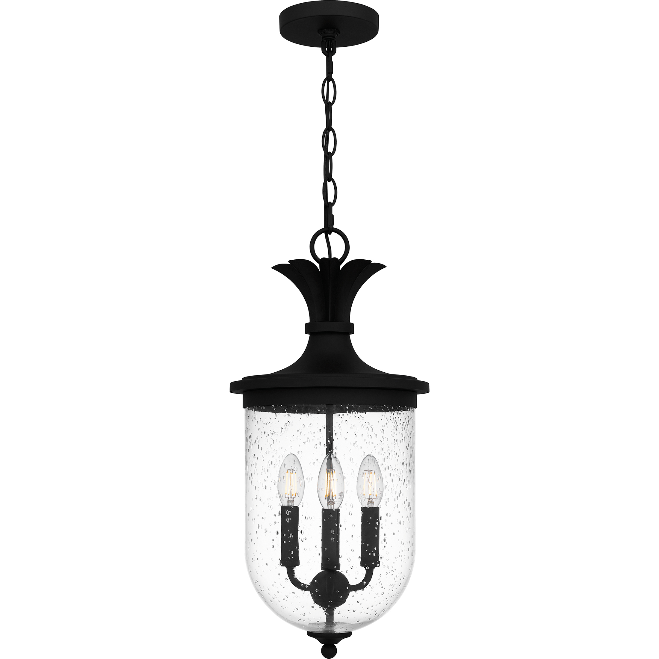 Havana 3 Light 10 inch Earth Black Outdoor Lantern, Large