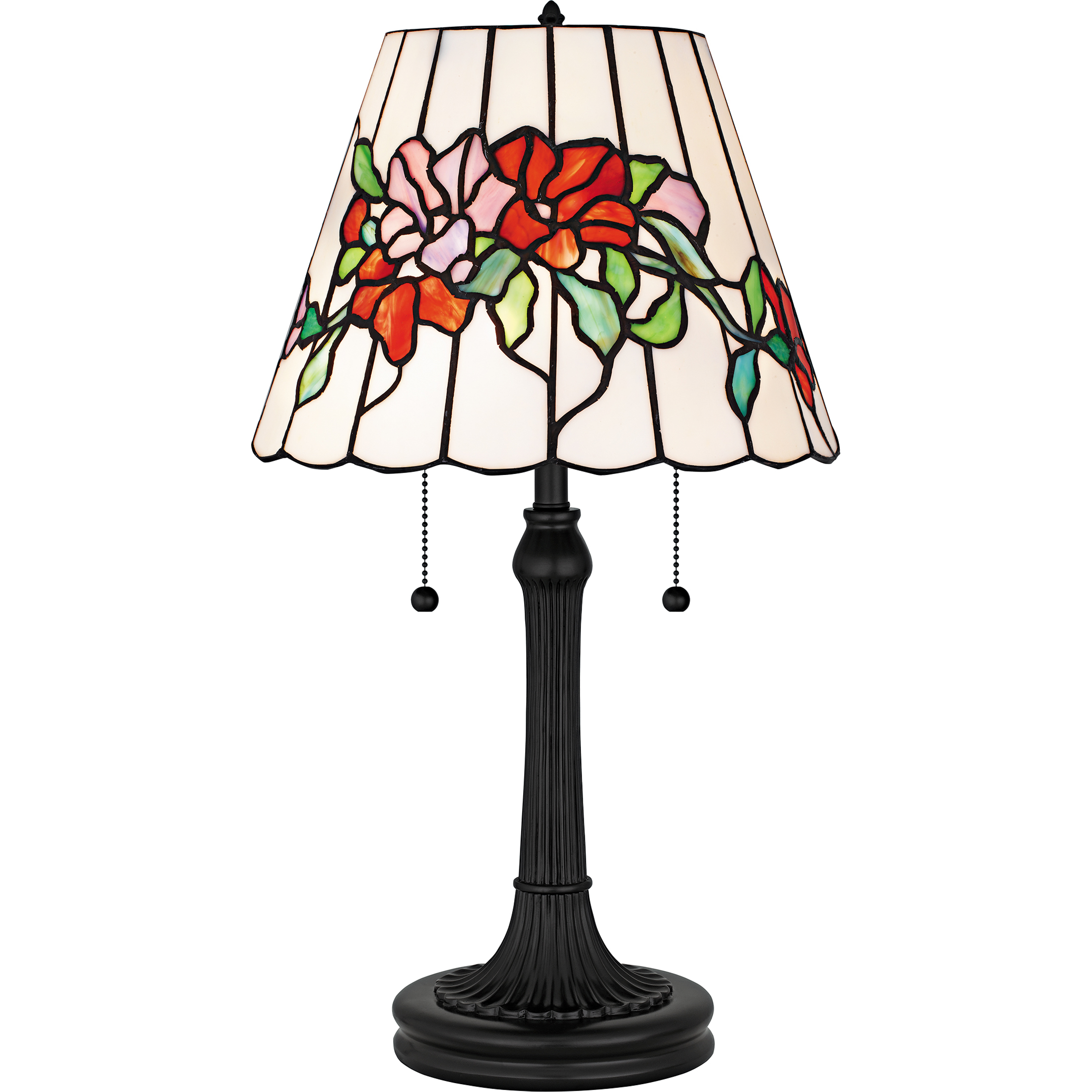 Aurora 23.25 inch 75.00 watt Matte Black Table Lamp Portable Light, Small