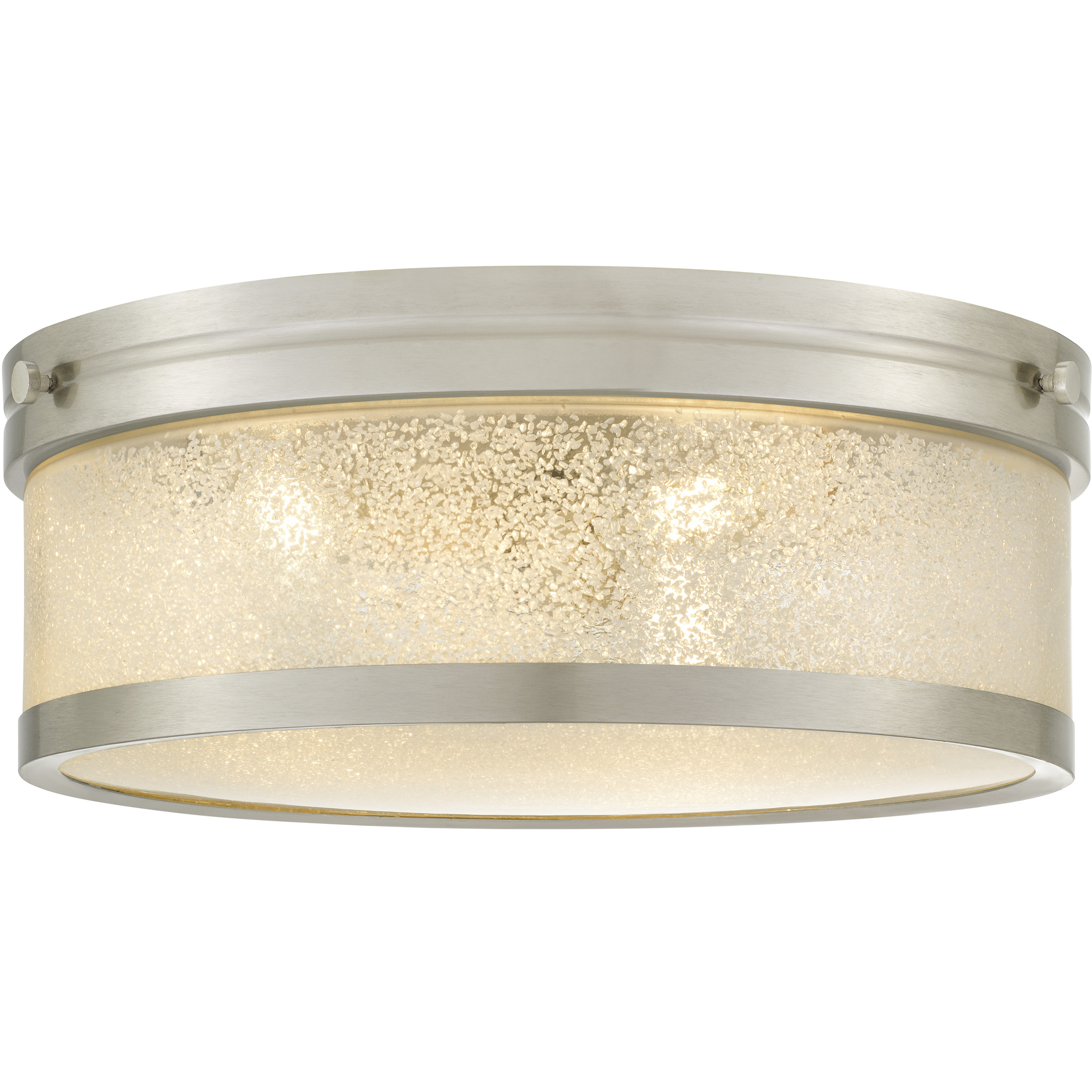 Micah 3 Light 16 inch Brushed Nickel Flush Mount Ceiling Light