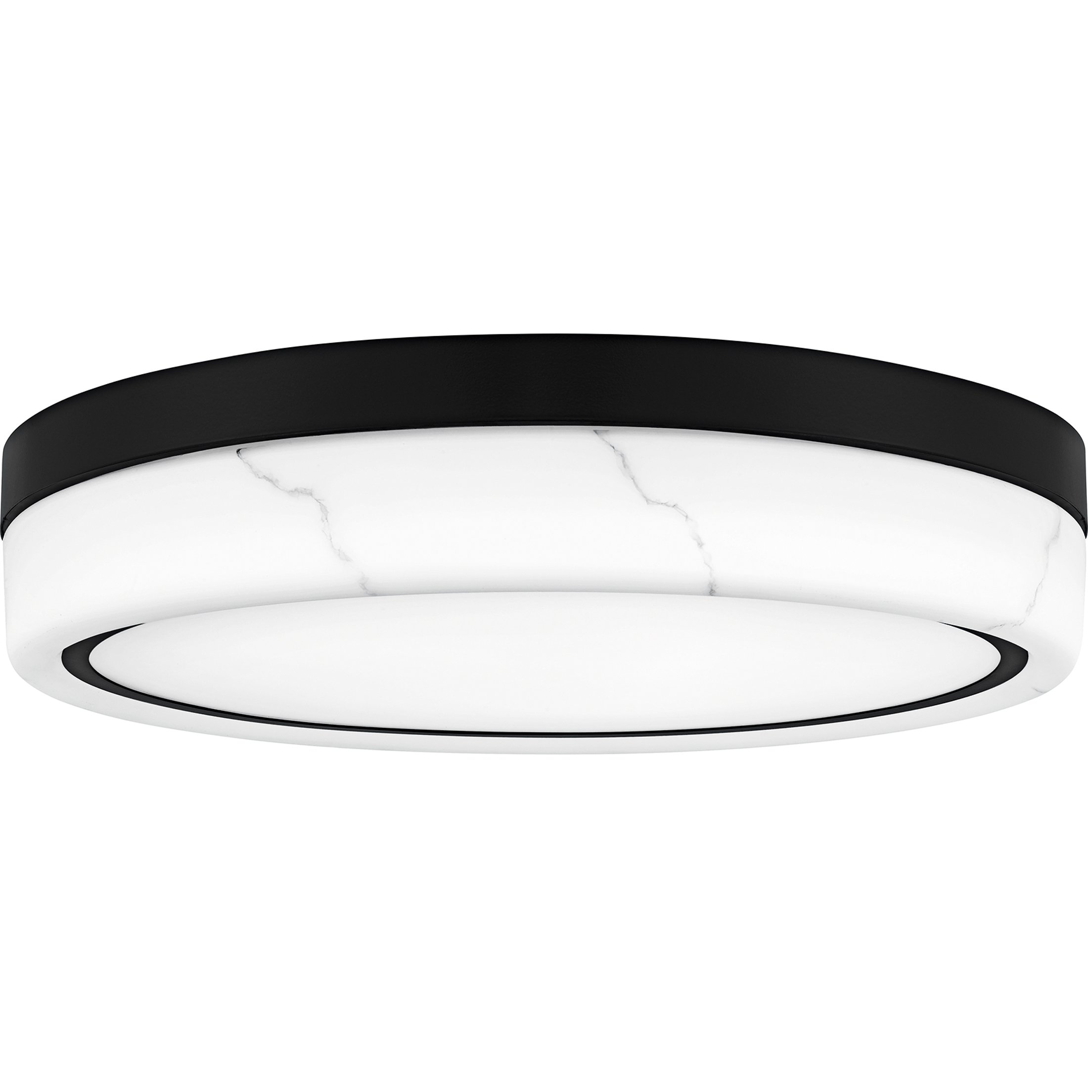 Quoizel QFL6778MBK Gasper LED 16 inch Matte Black Flush Mount