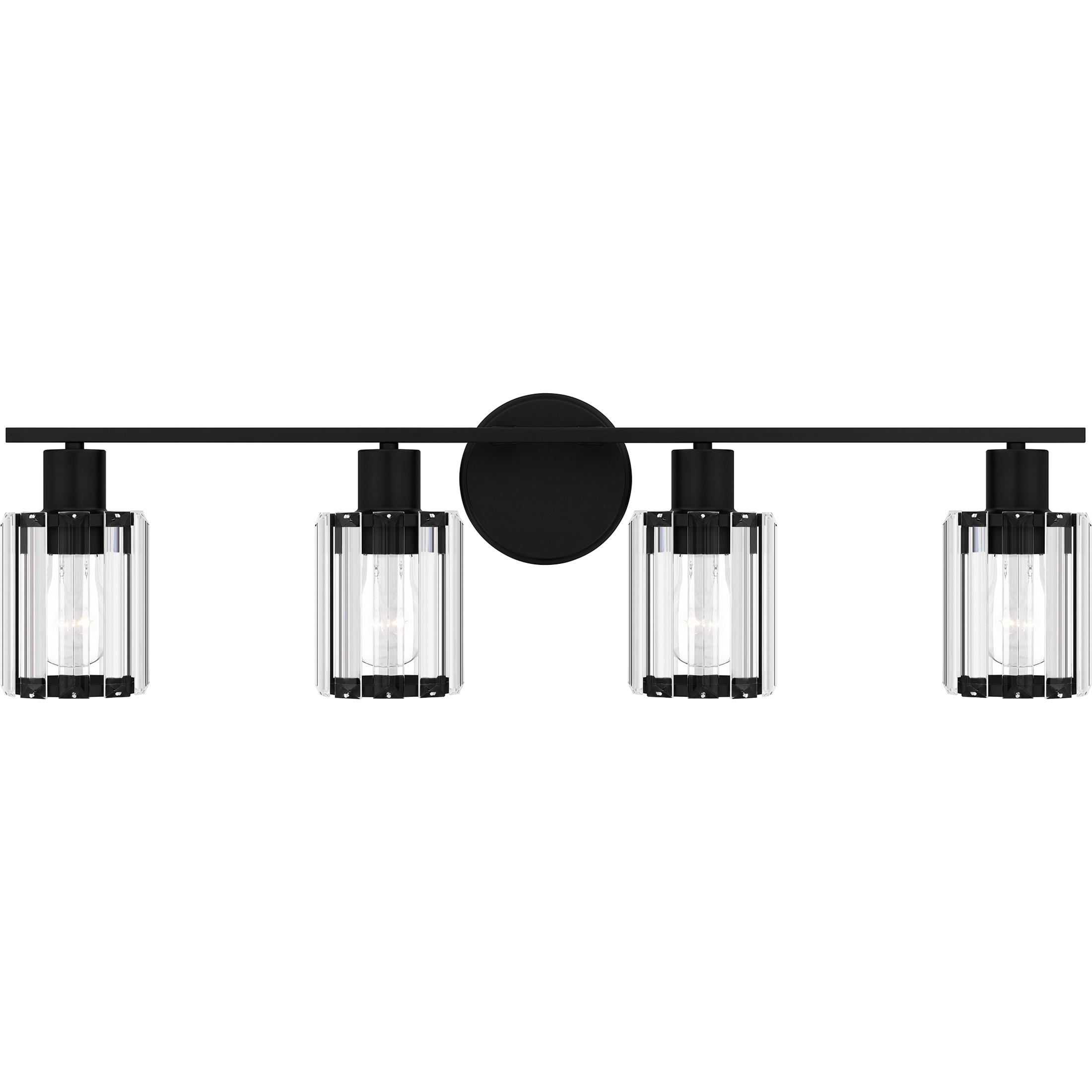 Isla 4 Light 29 inch Matte Black Bath Light Wall Light