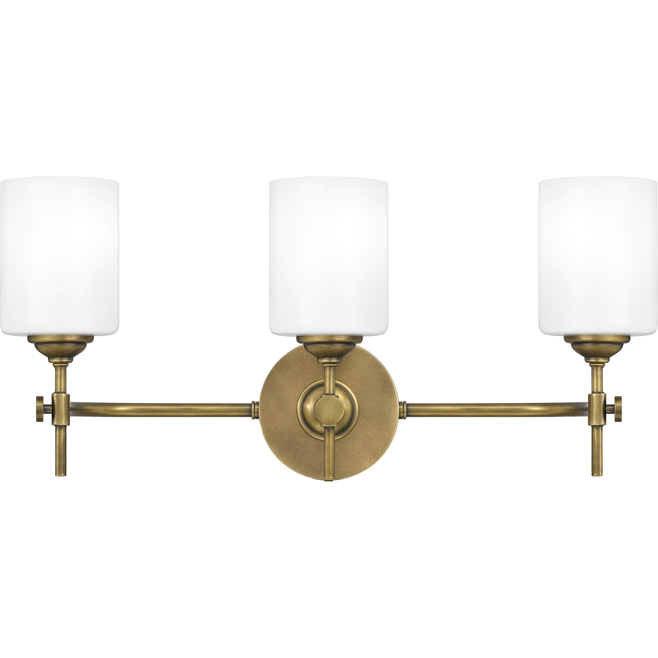Quoizel ARI8622WS Aria 3 Light 23 inch Weathered Brass Bath Light