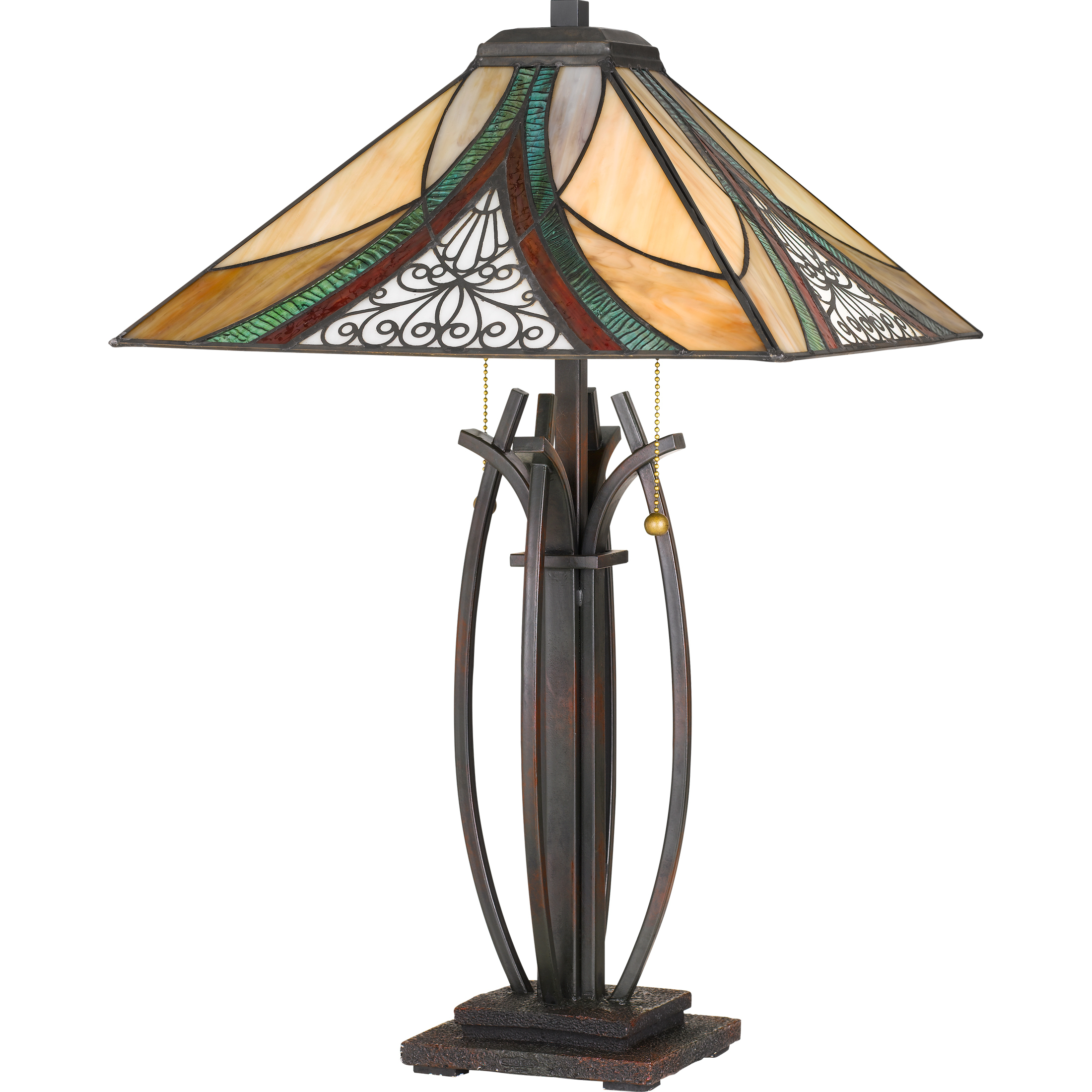 Orleans 24.75 inch 75.00 watt Valiant Bronze Table Lamp Portable Light, Naturals