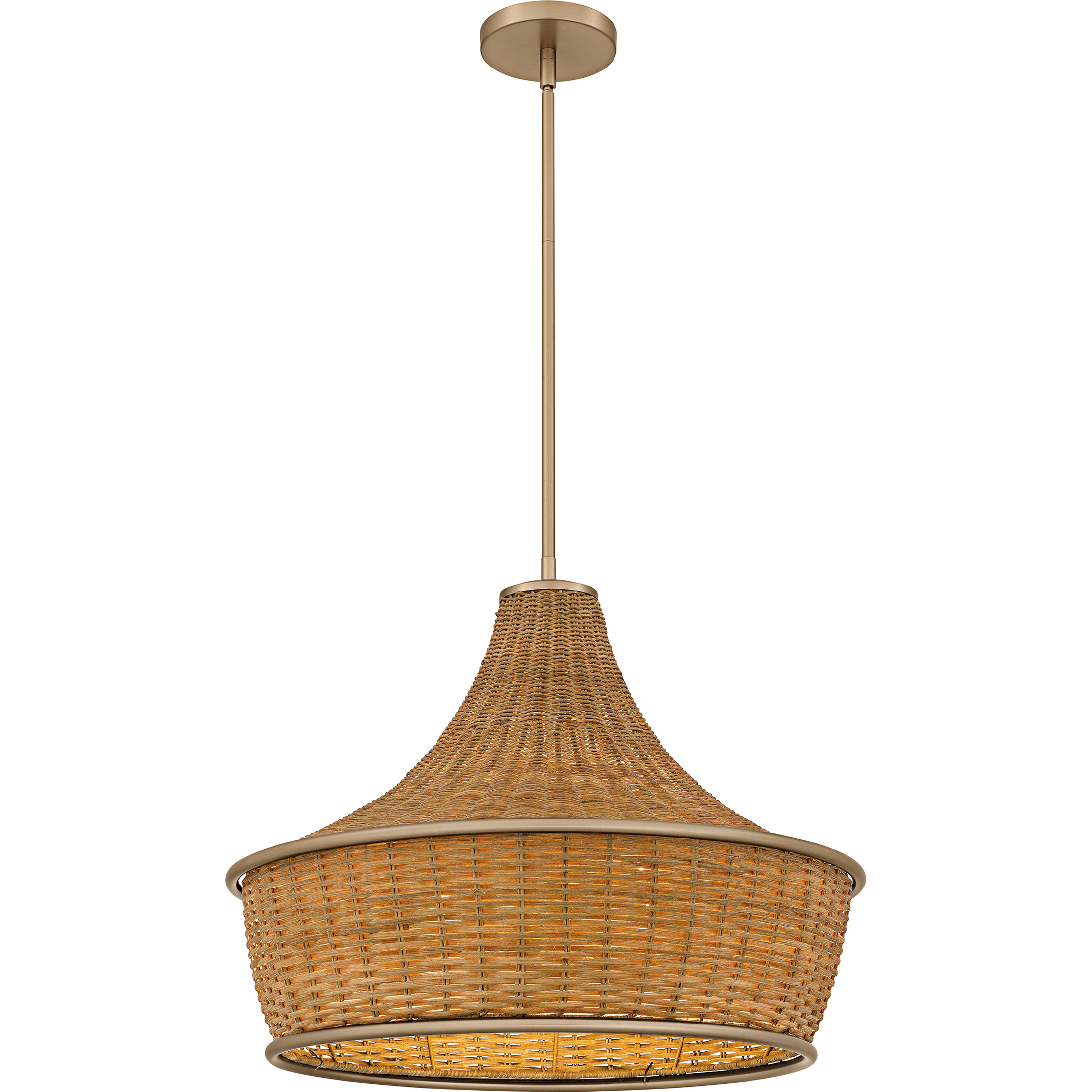 Solebay 3 Light 21.75 inch Bronze Gold Pendant Ceiling Light, Large