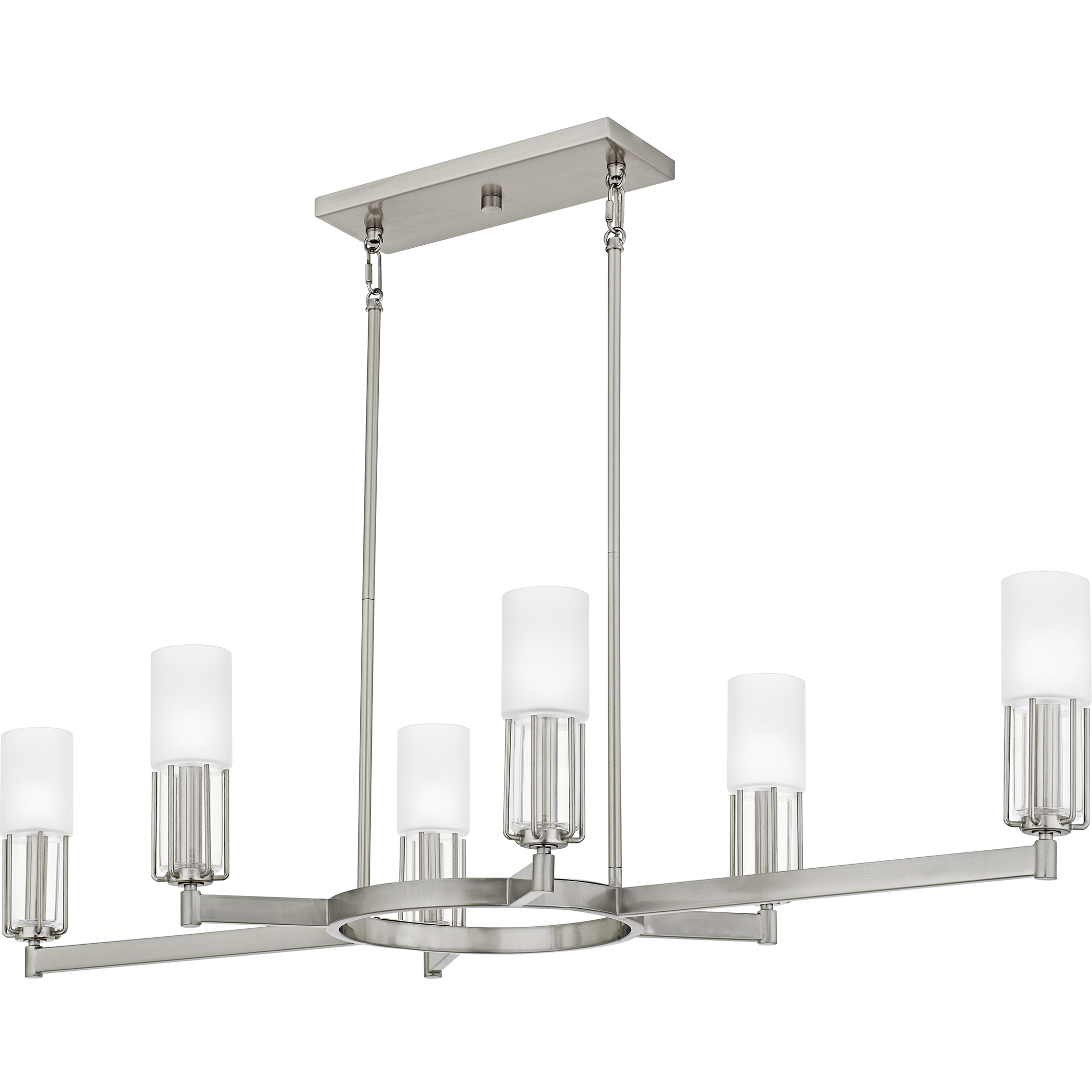Quoizel CRZ648BN Cruz 6 Light 48 inch Brushed Nickel Linear