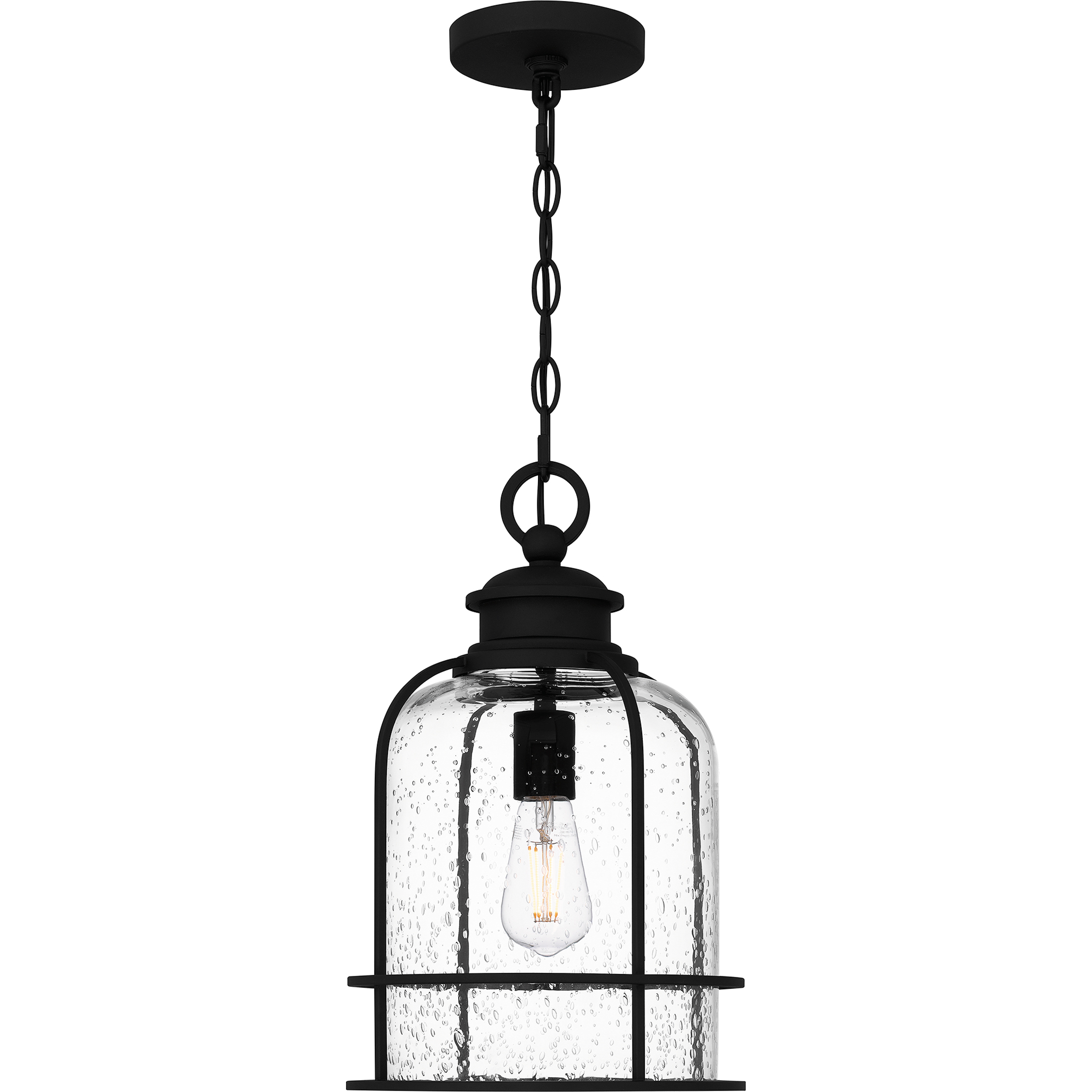 Bowles 1 Light 10 inch Earth Black Mini Pendant Ceiling Light