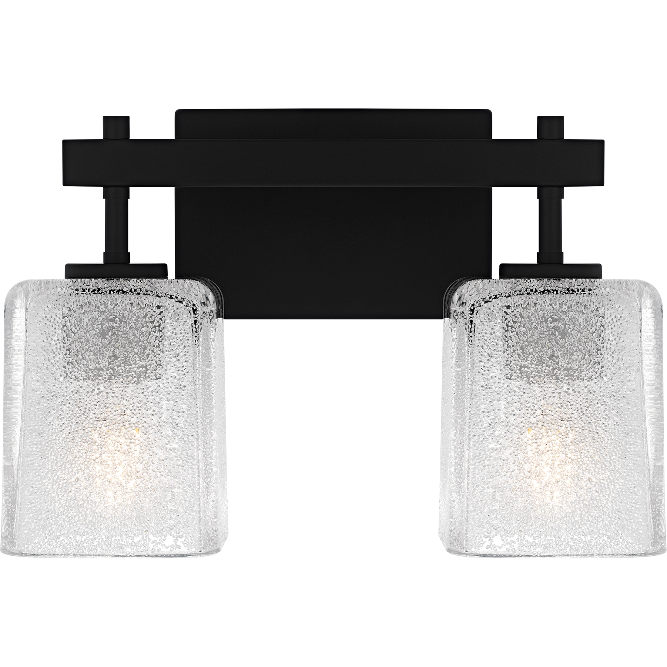 Brenthouse 2 Light 13.5 inch Matte Black Bath Light Wall Light, Medium