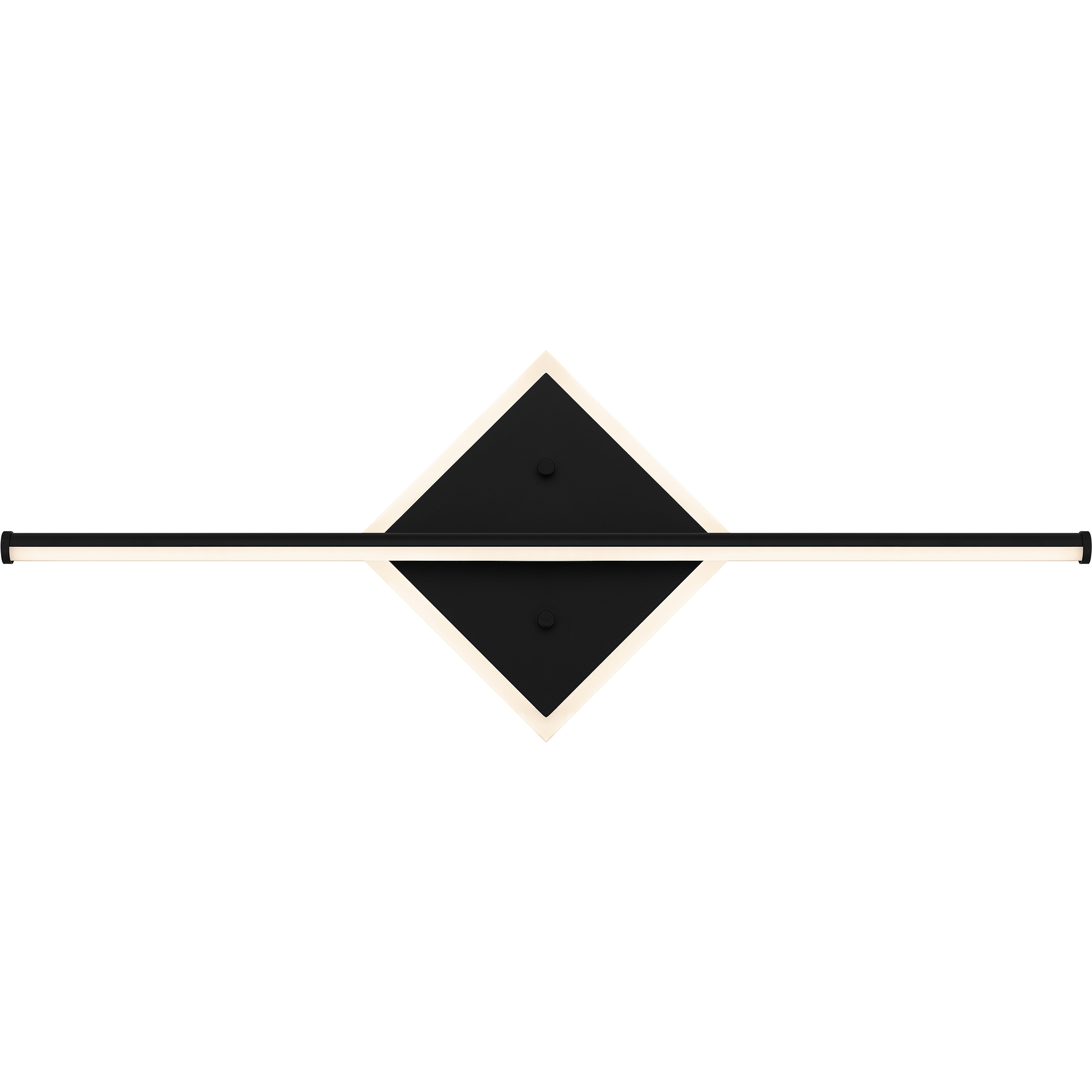 Parcelle LED 25 inch Matte Black Bath Light Wall Light