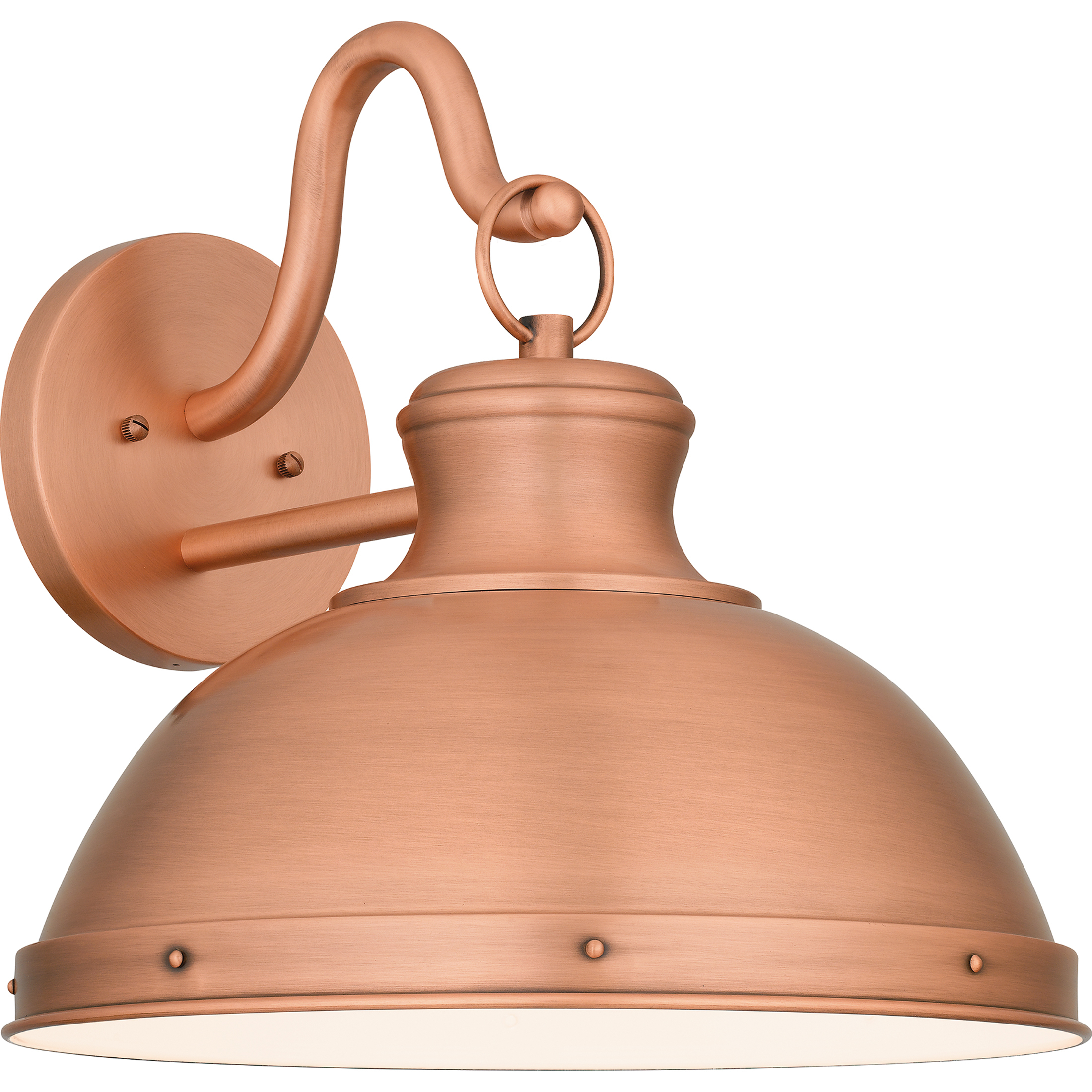 Jameson 1 Light 14 inch Aged Copper Outdoor Wall Lantern