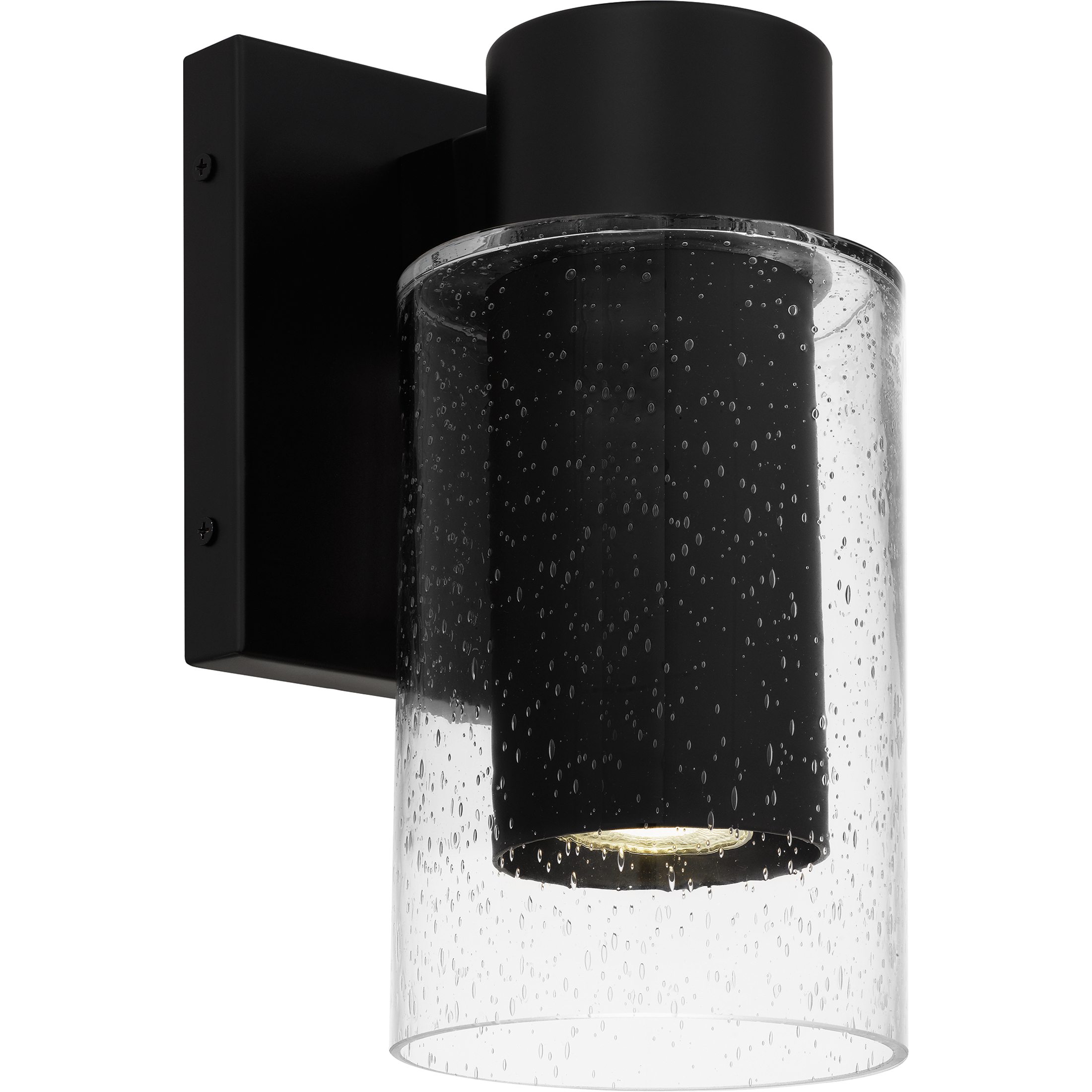 Sawyer LED 10 inch Matte Black Outdoor Wall Lantern, Small