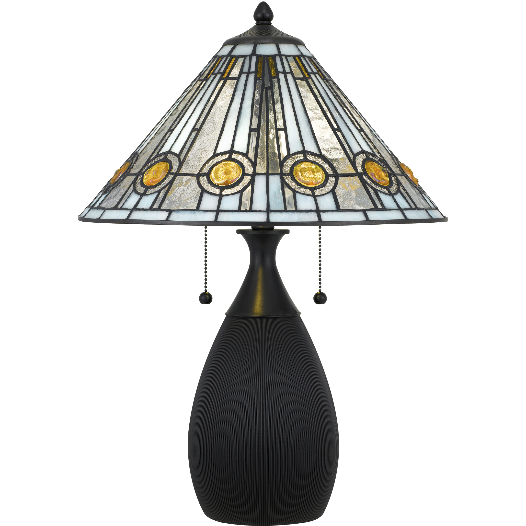 Ayla 22.5 inch 75 watt Matte Black Table Lamp Portable Light