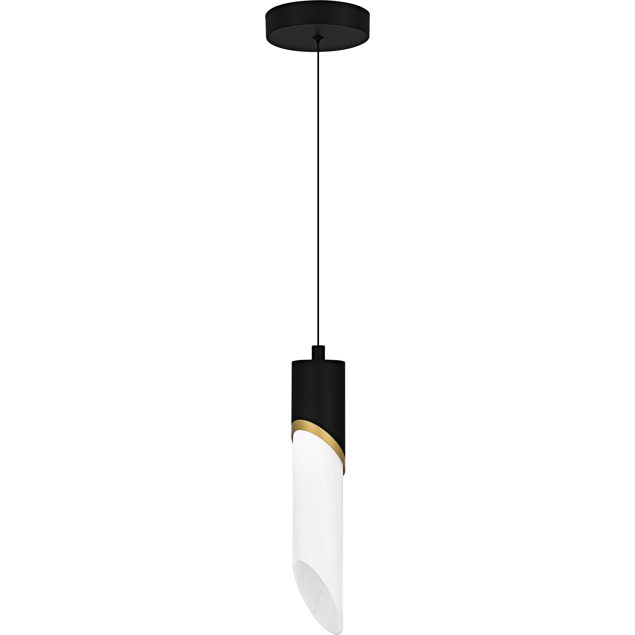 Quoizel Alys LED 2.5 inch Matte Black Mini Pendant Ceiling Light, Small PCAYS1503MBK - Open Box