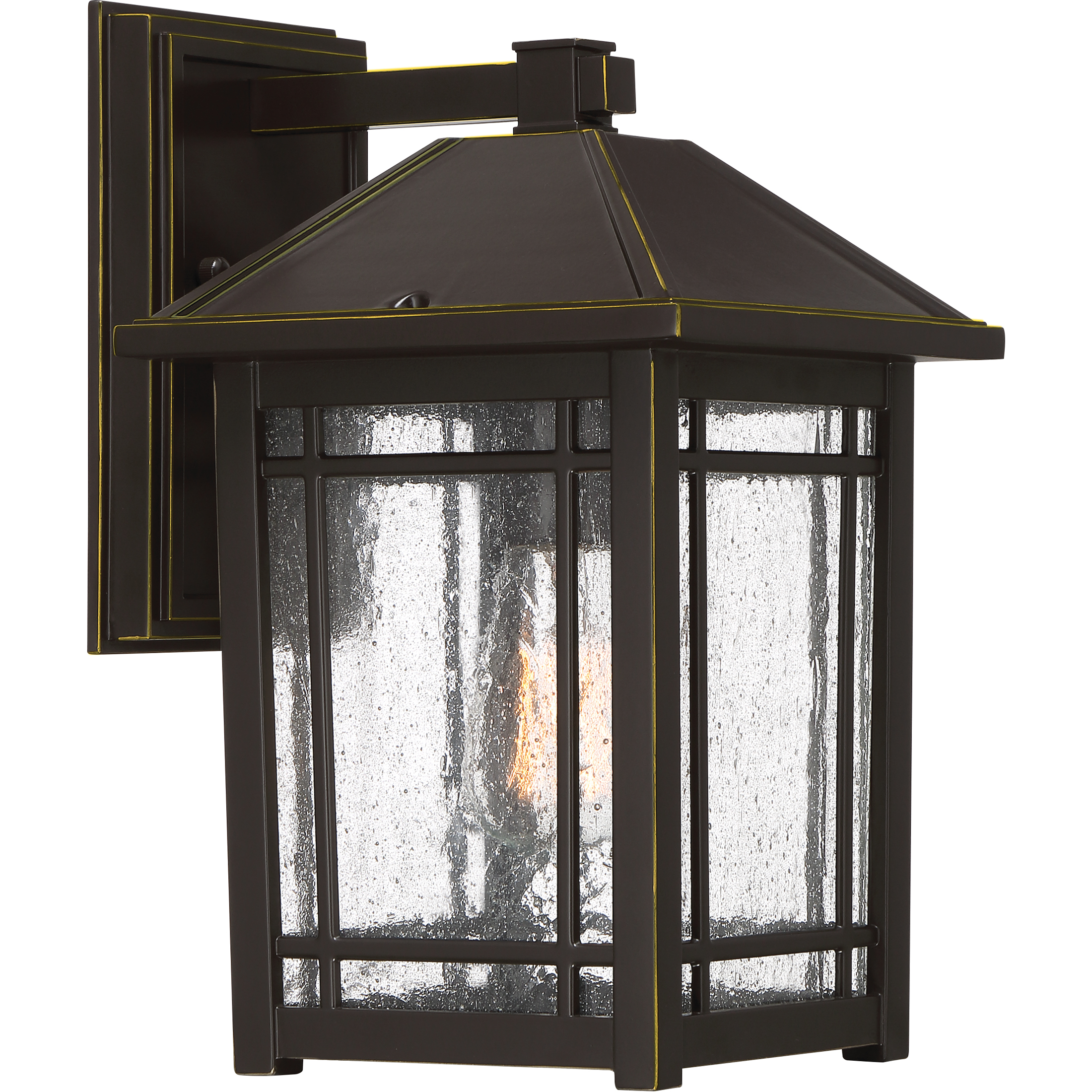 Quoizel Cedar Point 1 Light 13 inch Palladian Bronze Outdoor Wall Lantern CPT8408PN - Open Box