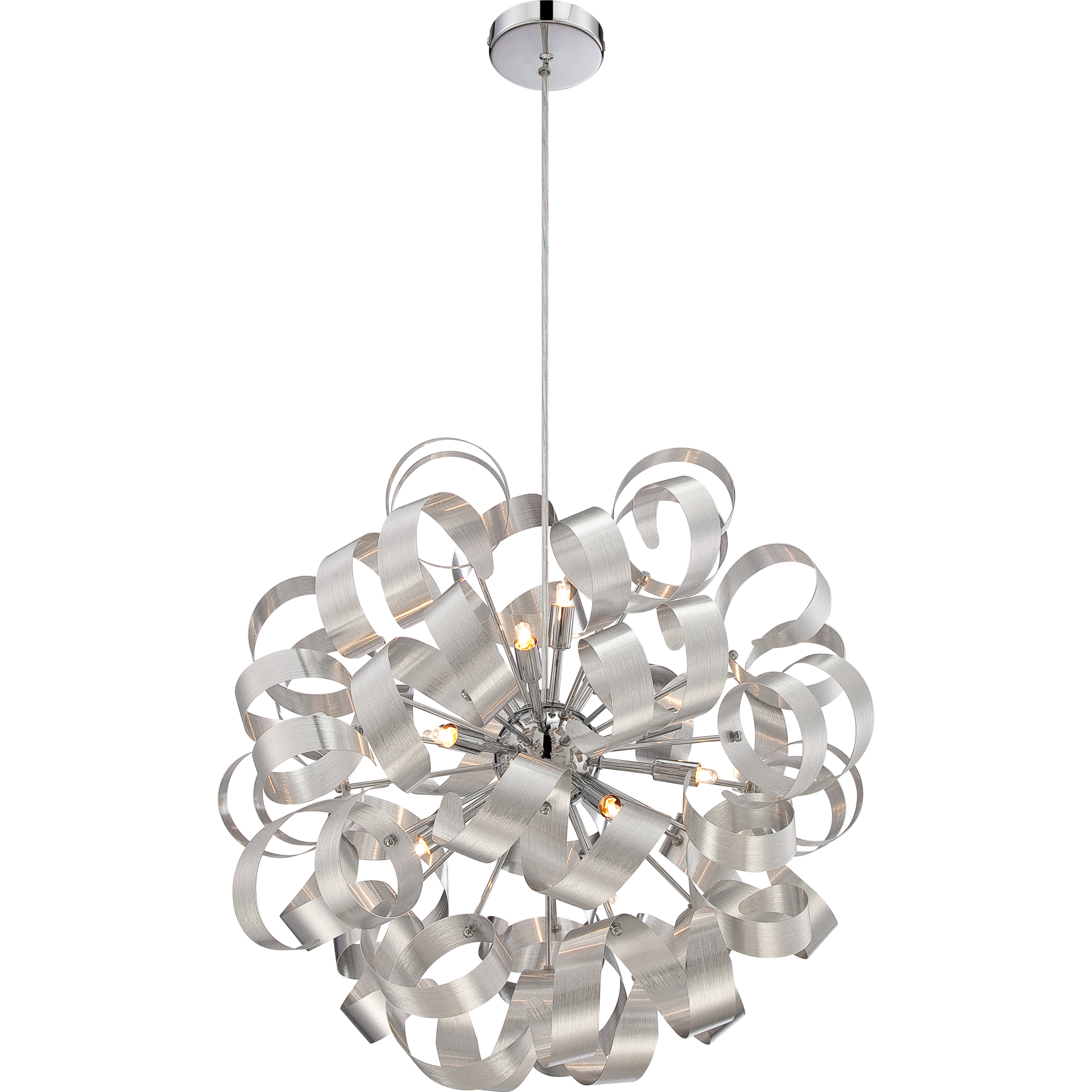 Quoizel Lighting Ribbons 12 Light Pendant in Millenia RBN2823MN