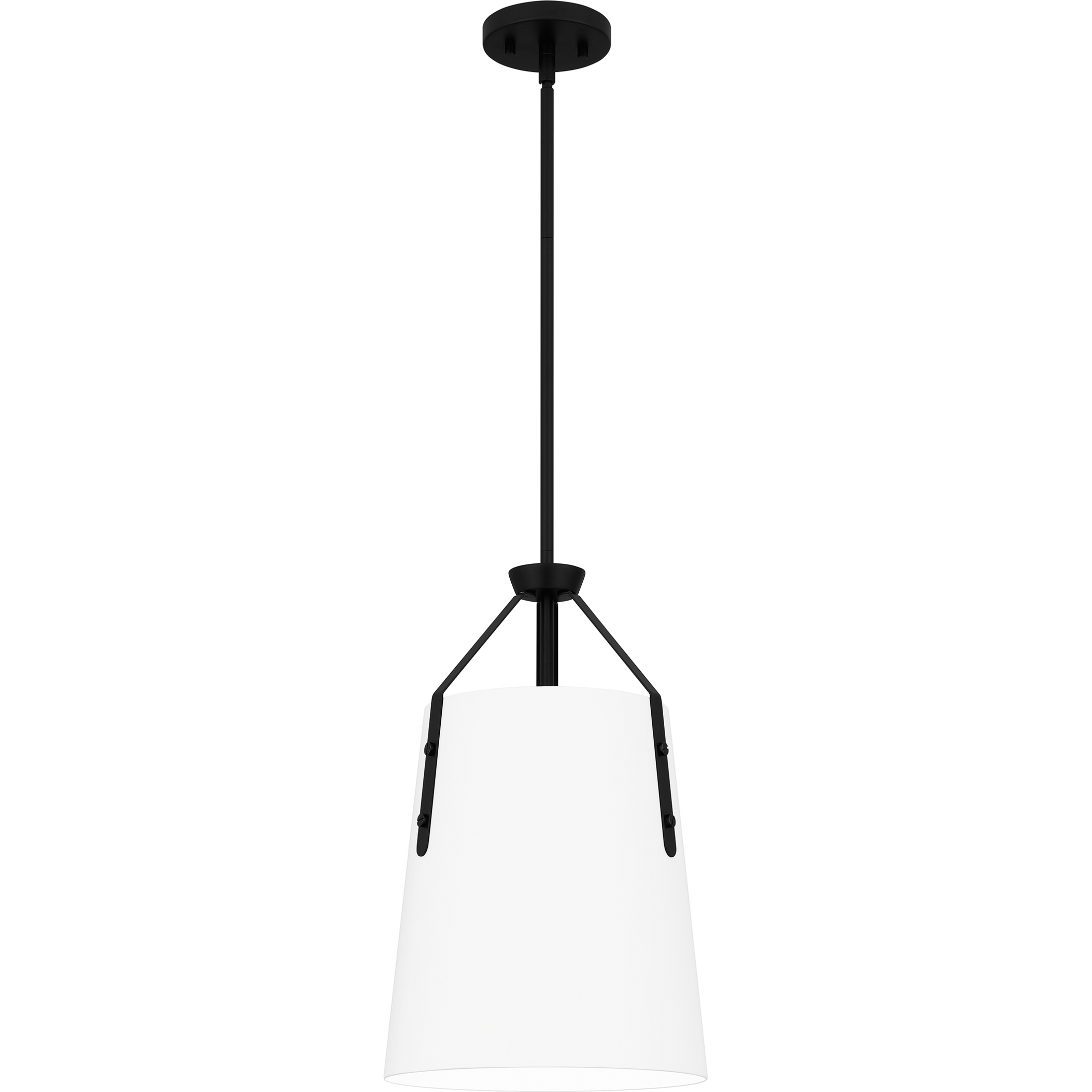 Faye 1 Light 11.25 inch Matte Black Mini Pendant Ceiling Light