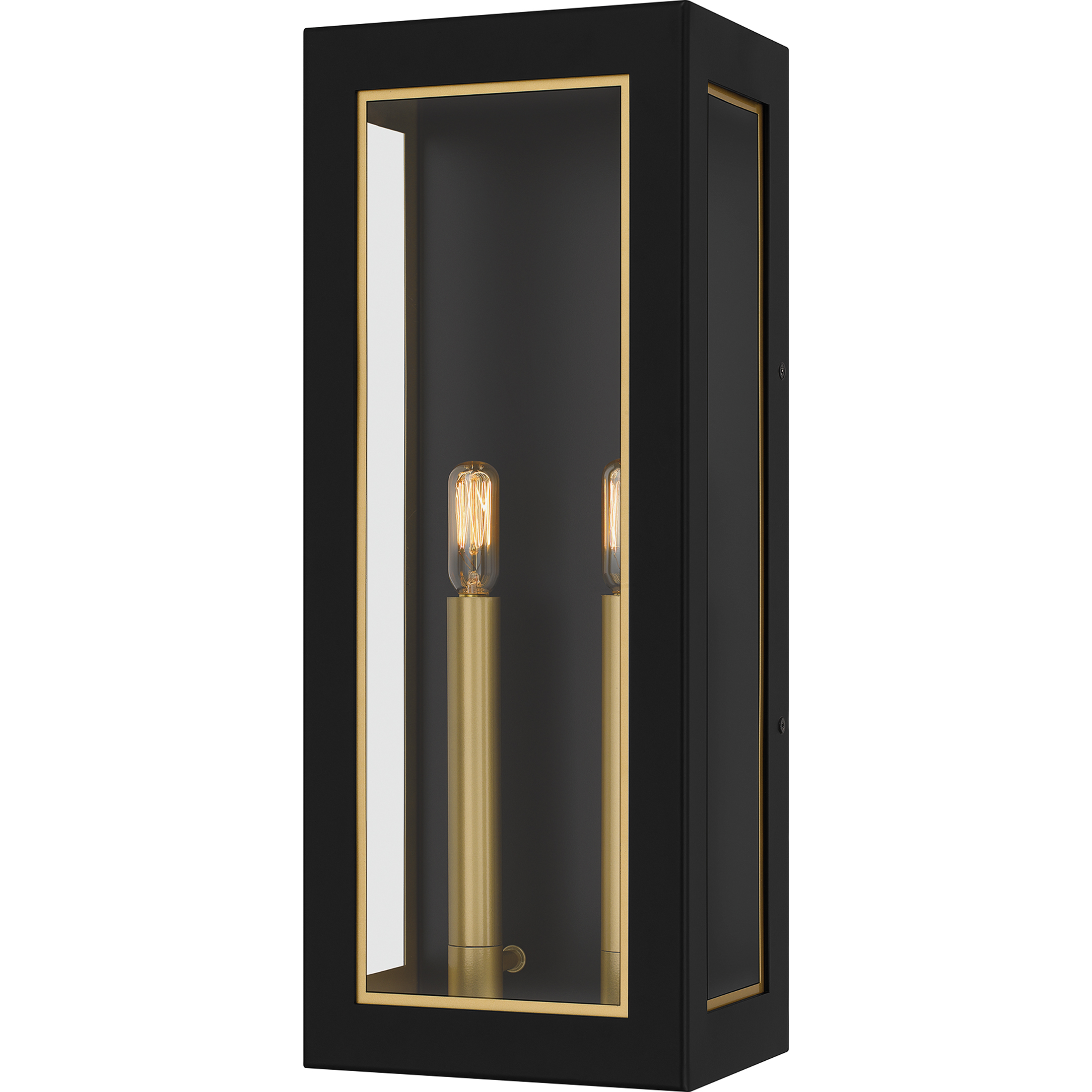 全国送料無料・イイ店 Quoizel Large Lantern, Wall Outdoor Bourbon BBN8407MBK ライト/ランタン