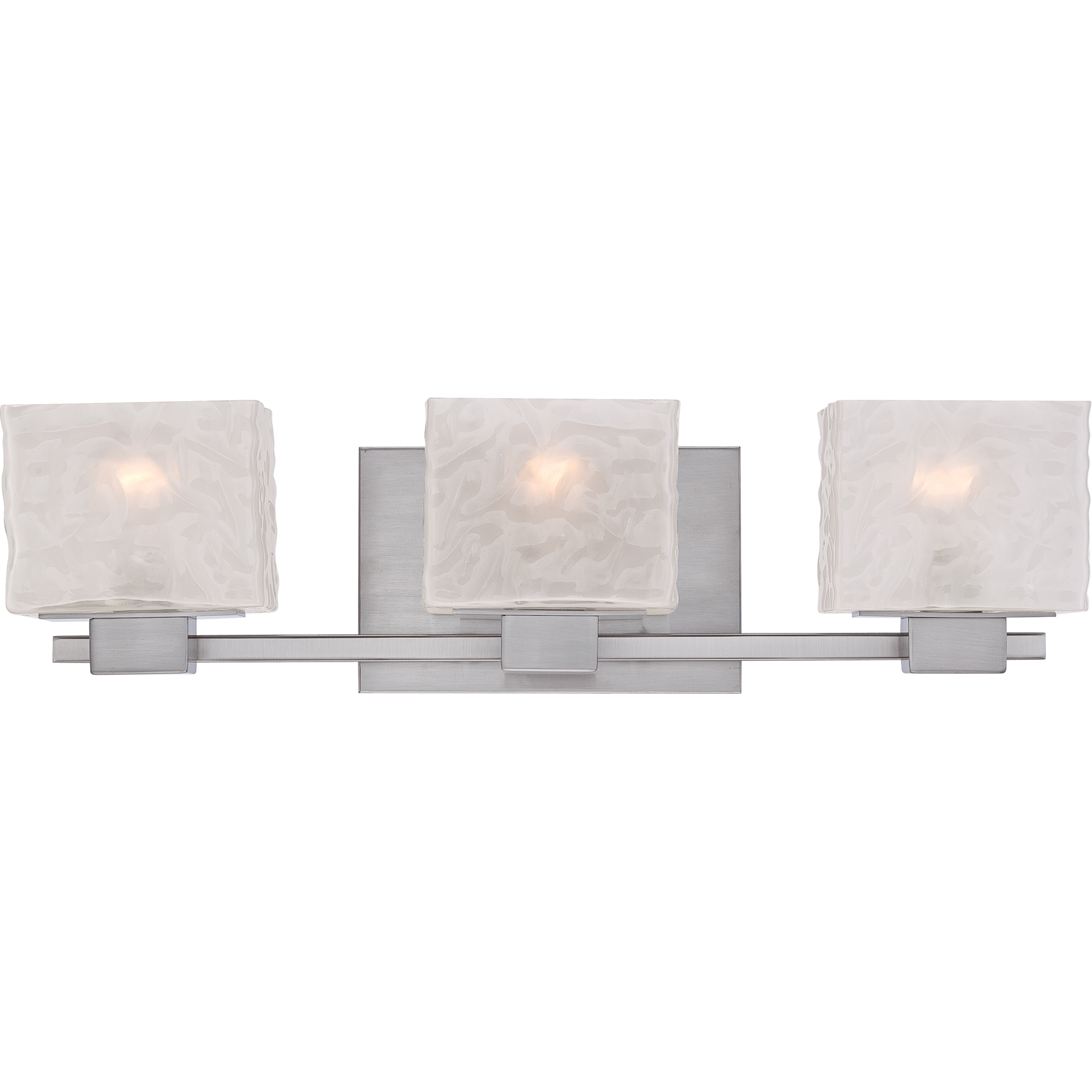 Quoizel Melody 3 Light Bath Light in Brushed Nickel MLD8603BN