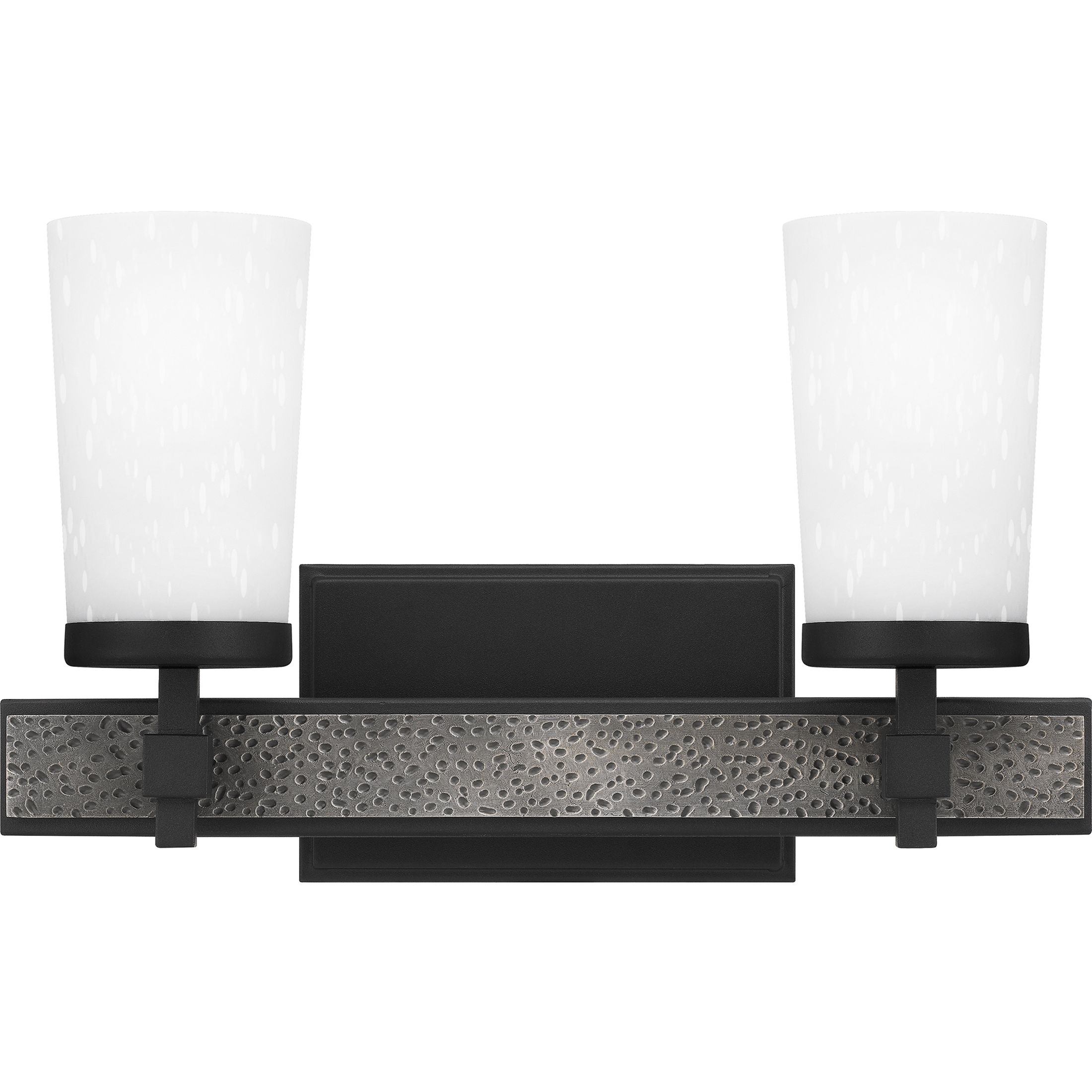 Dalton 2 Light 15 inch Earth Black Bath Light Wall Light, Medium