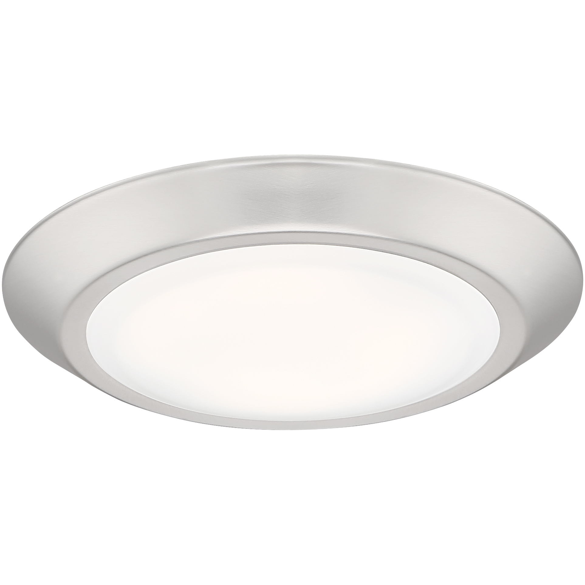 Verge LED 8 inch Brushed Nickel Flush Mount Ceiling Light