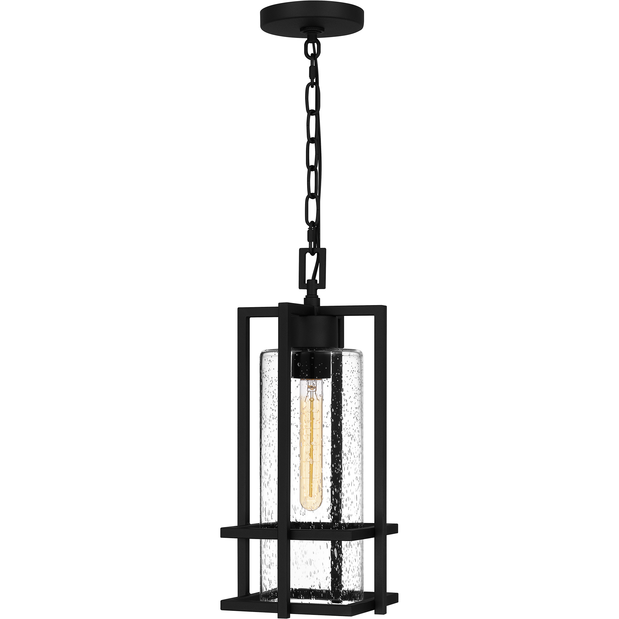 Damien 1 Light 7.5 inch Earth Black Mini Pendant Ceiling Light