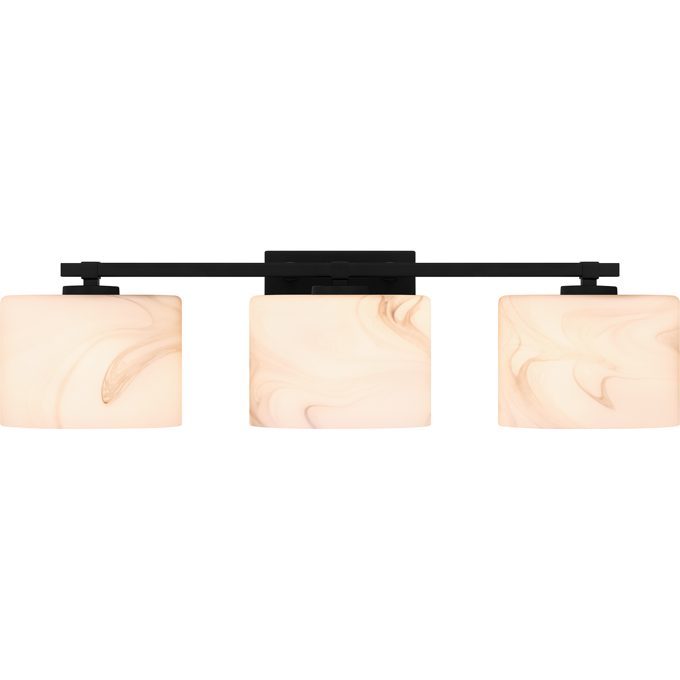 Quoizel MTH8624MBK Mather 3 Light 24 inch Matte Black Bath Light