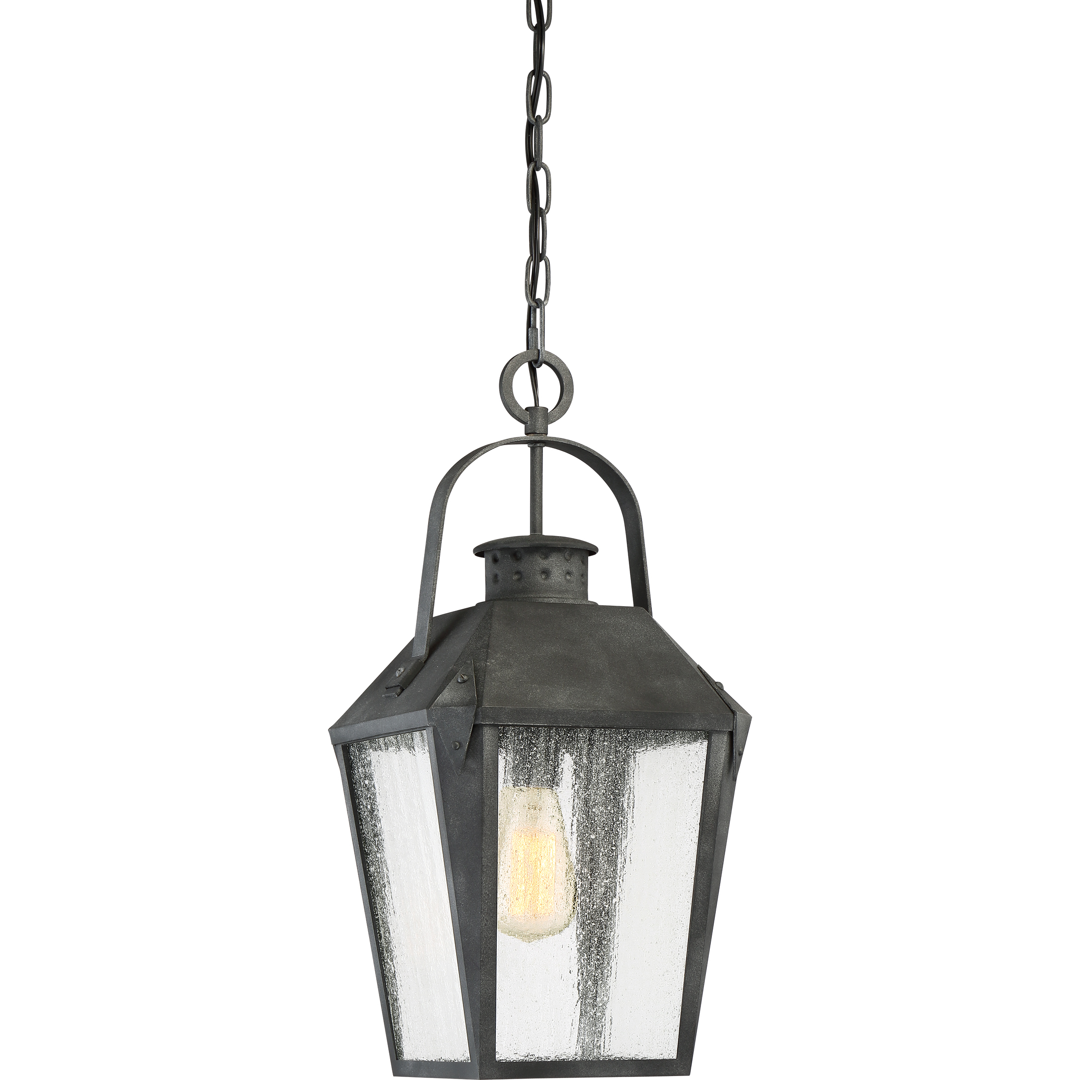 Quoizel CRG1910MB Carriage 1 Light 10 inch Mottled Black
