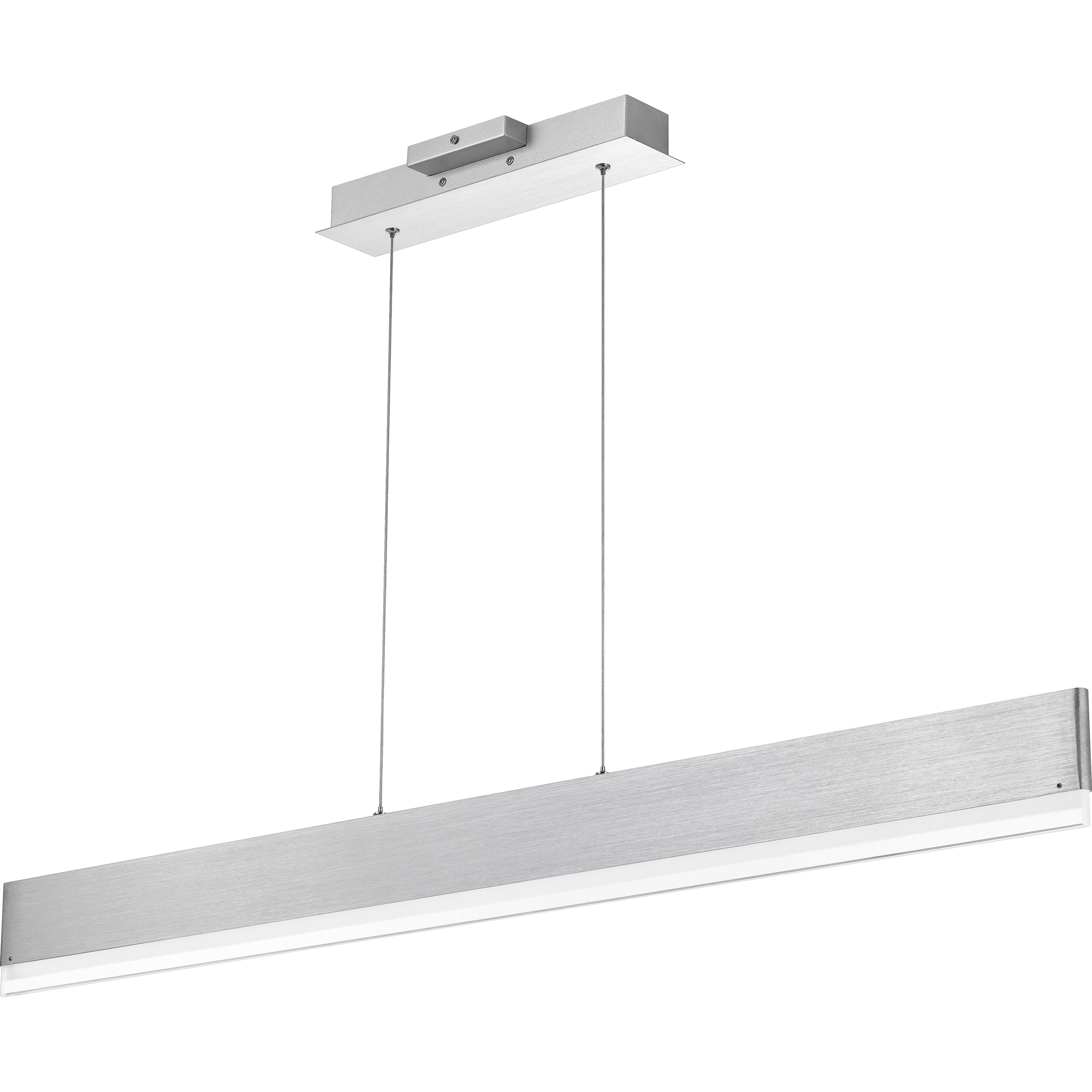 Cutlas LED 48 inch Brushed Aluminum Island Chandelier Ceiling Light