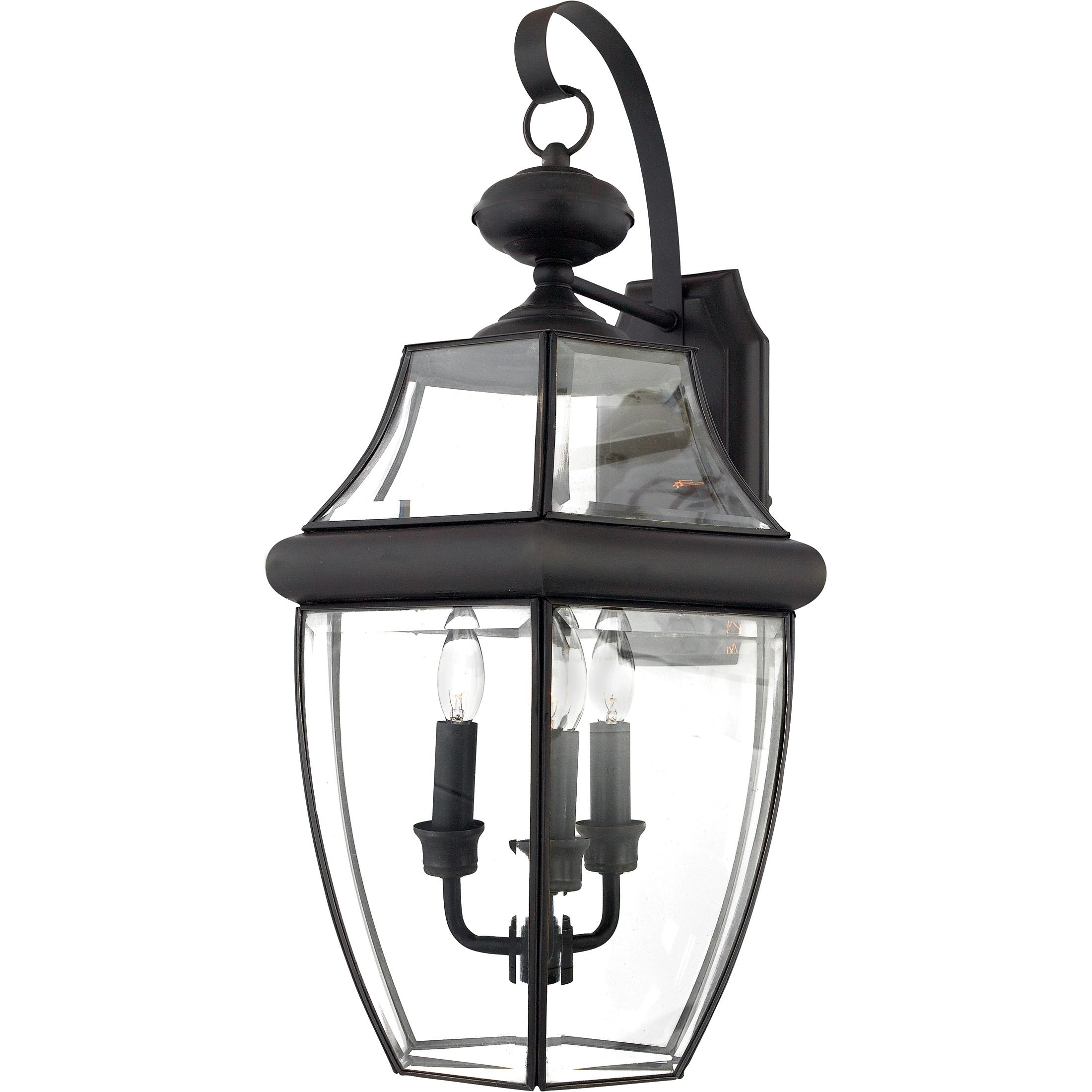Quoizel newbury outdoor wall lantern top