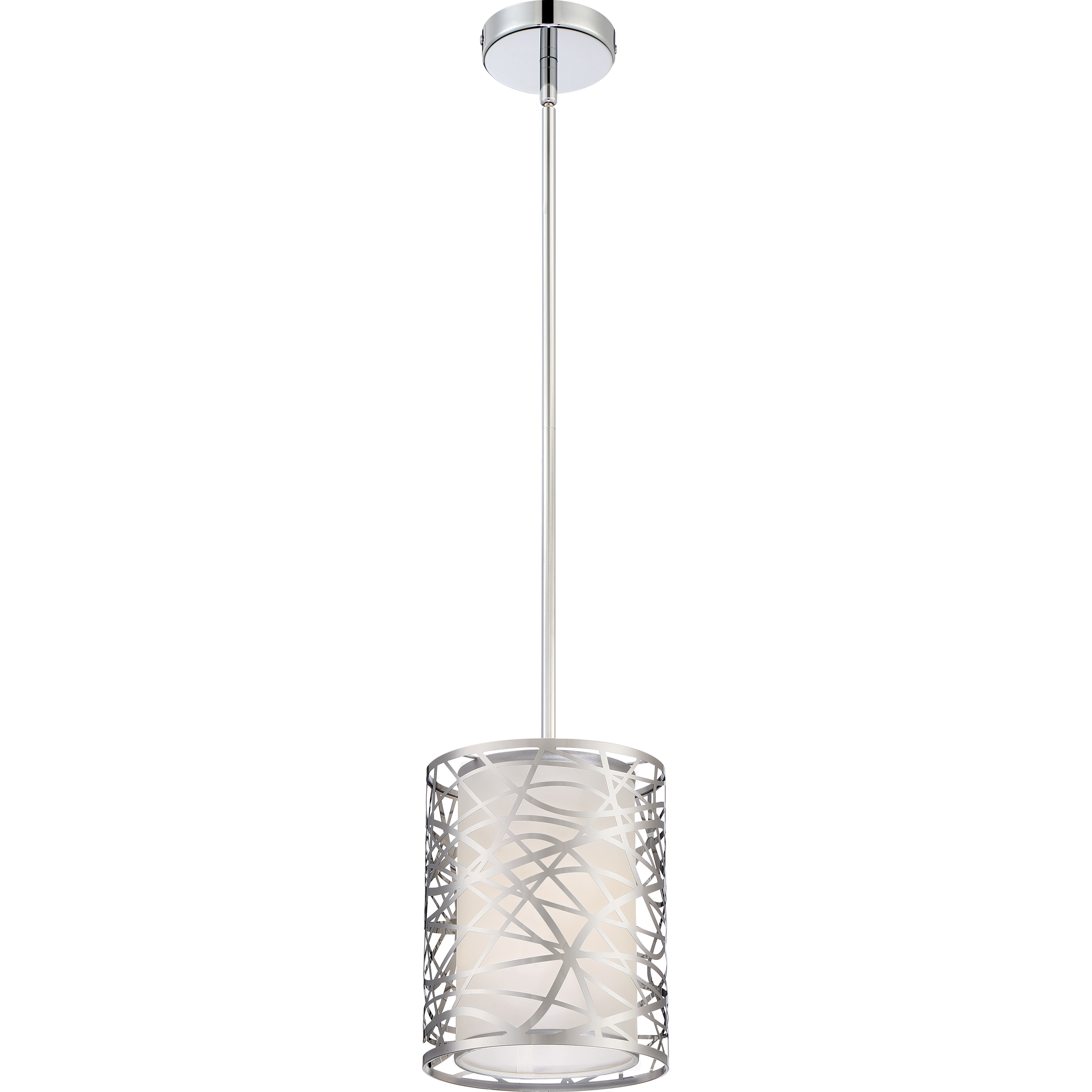 Abode 1 Light 8 inch Polished Chrome Mini Pendant Ceiling Light